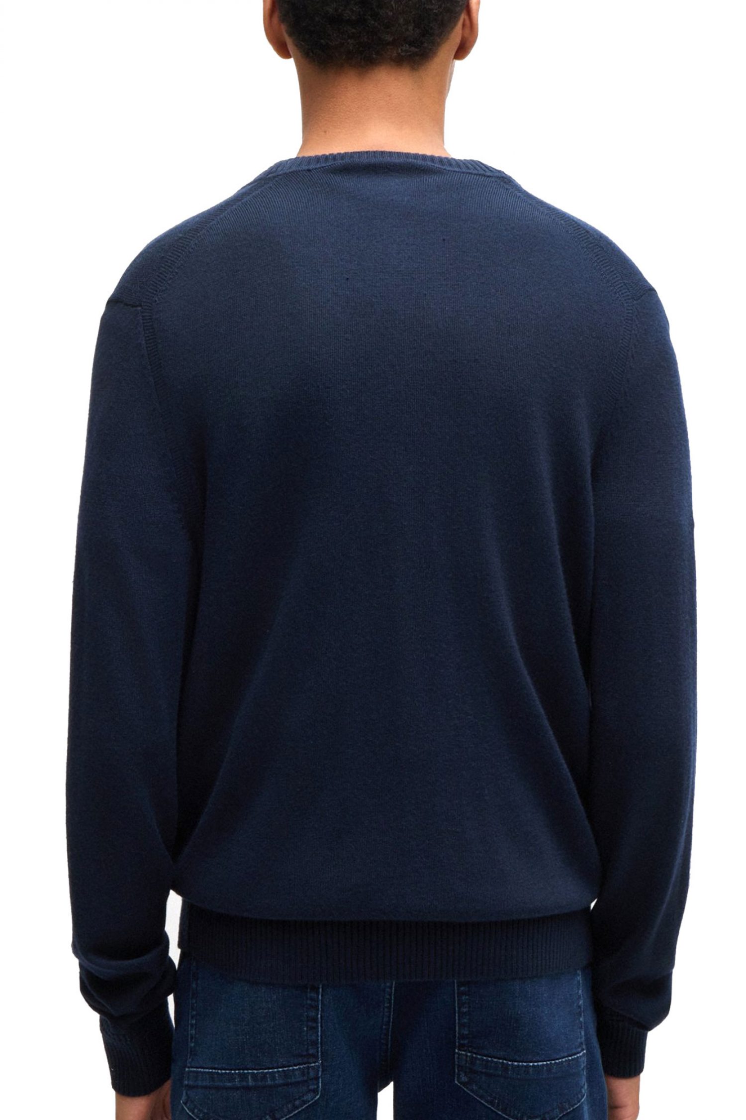 BOSS CASUAL ΠΛΕΚΤΟ FULL BUTTON AVEC CD ΜΠΛΕ