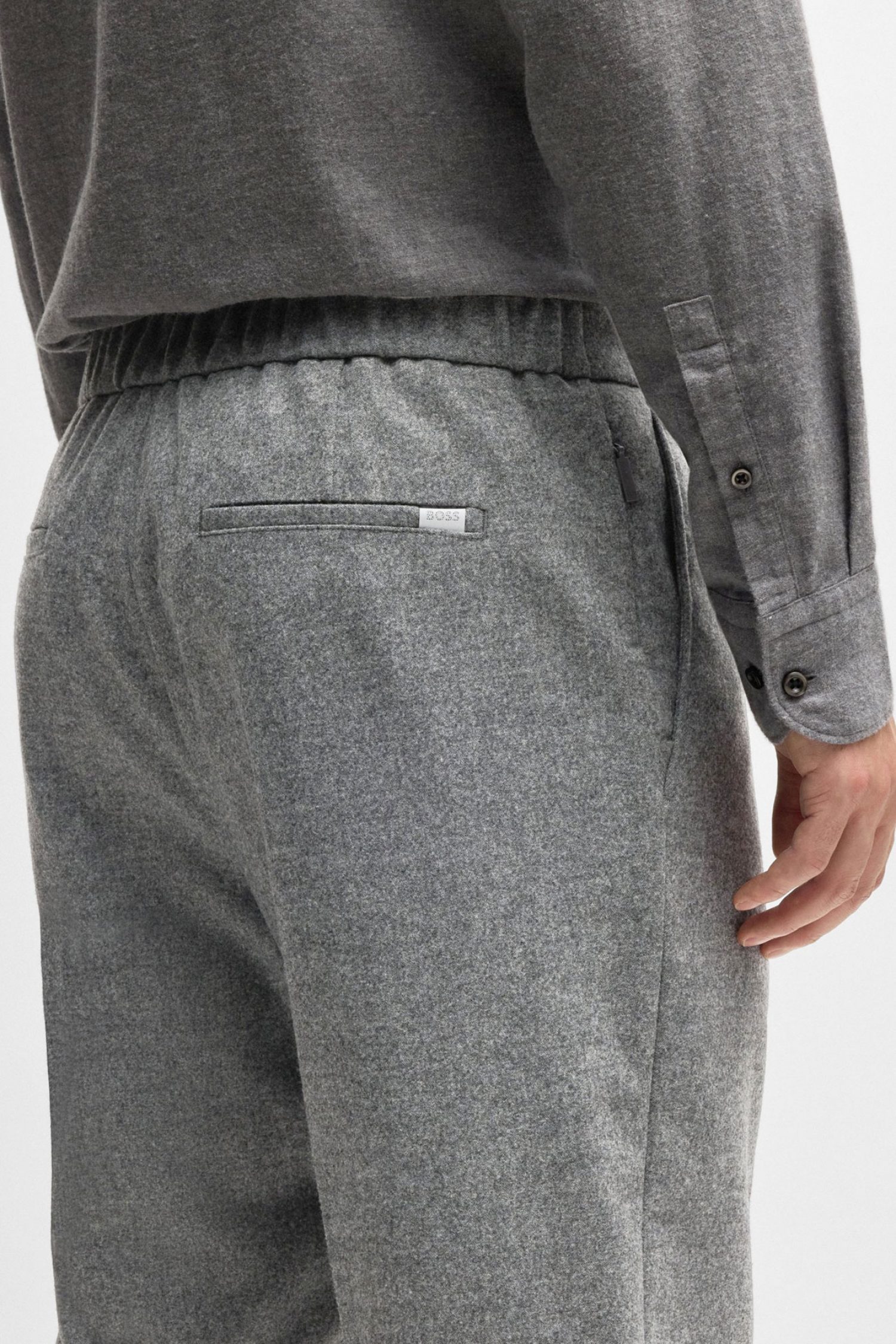 BOSS ΠΑΝΤΕΛΟΝΙ ΚΟΣΤΟΥΜΙΟΥ CHINO SLIM FIT P-PRIAM-PL-CW-WG-243 ΓΚΡΙ φωτογραφία