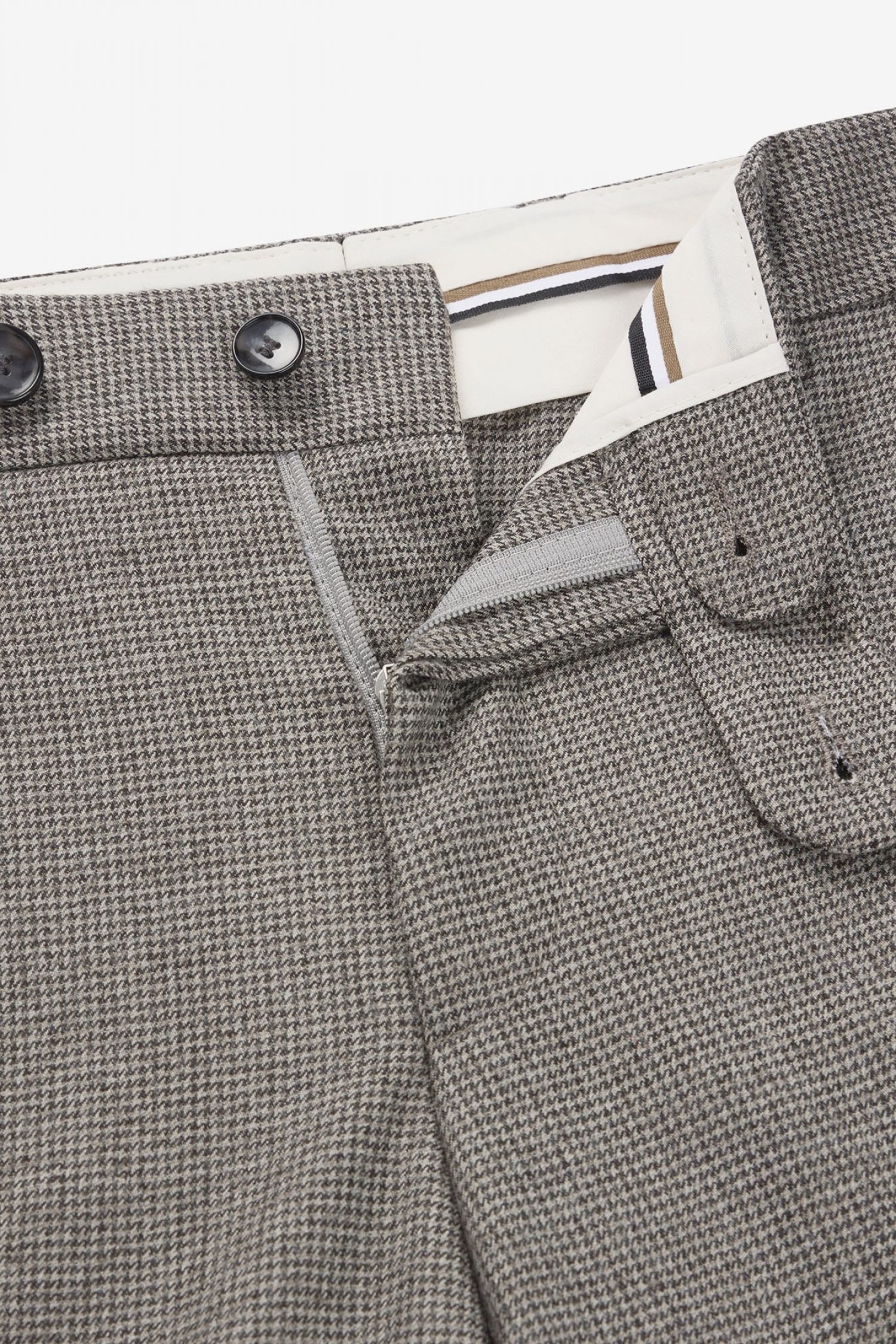 BOSS ΠΑΝΤΕΛΟΝΙ CHINO ΜΙΚΡΟΣΧΕΔΙΟ SLIM FIT Η-GENIUS-DTL-243 ΓΚΡΙ φωτογραφία