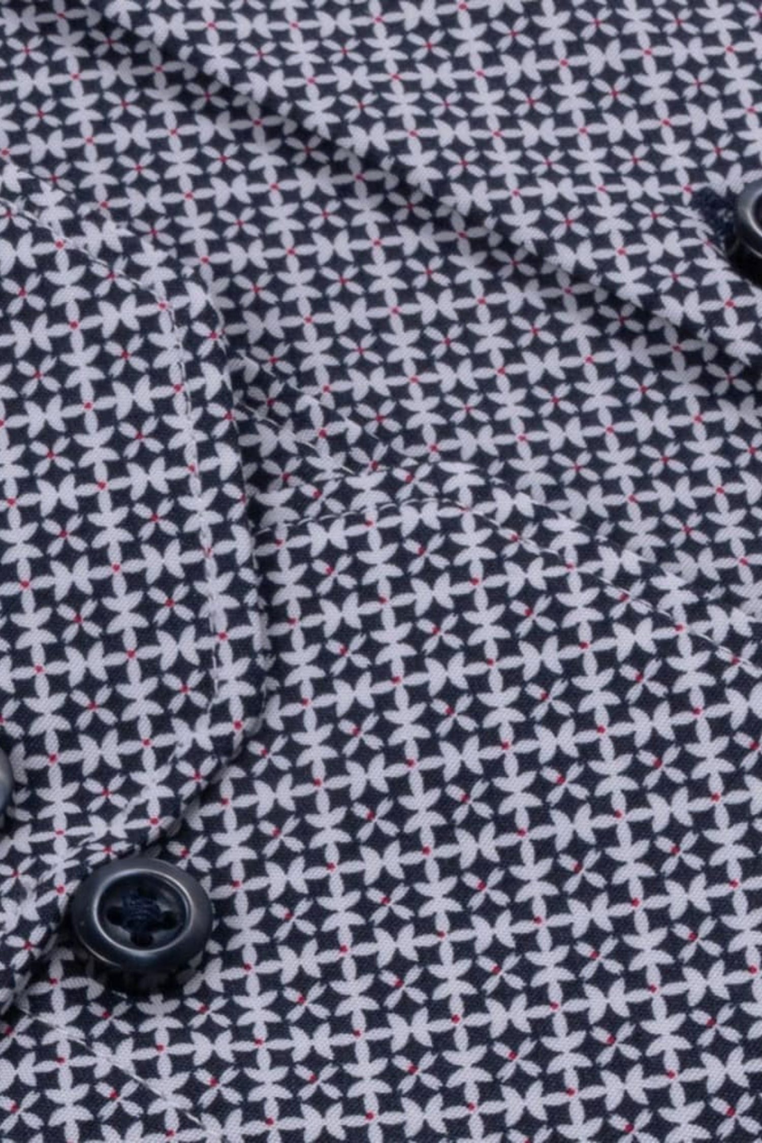 HECHTER ΠΟΥΚΑΜΙΣΟ SHAPEFIT H-XTENSION ΜΙΚΡΟΣΧΕΔΙΟ ΜΠΛΕ-ΛΕΥΚΟ