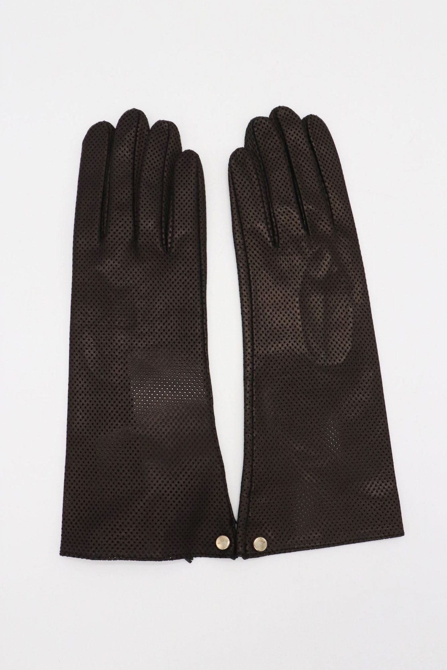 EMPORIO ARMANI ΓΑΝΤΙΑ ΔΕΡΜΑΤΙΝΑ ΜΑΥΡΟ