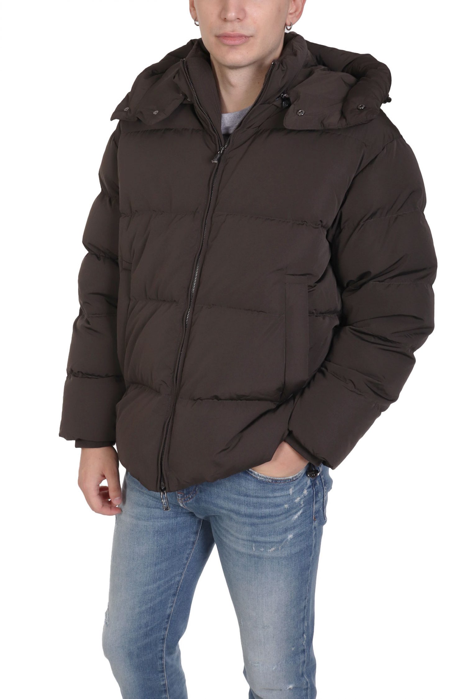 EMPORIO ARMANI ΜΠΟΥΦΑΝ ΠΟΥΠΟΥΛΟ ΑΠΟΣΠΩΜΕΝΗ ΚΟΥΚΟΥΛΑ ΧΑΚΙ φωτογραφία