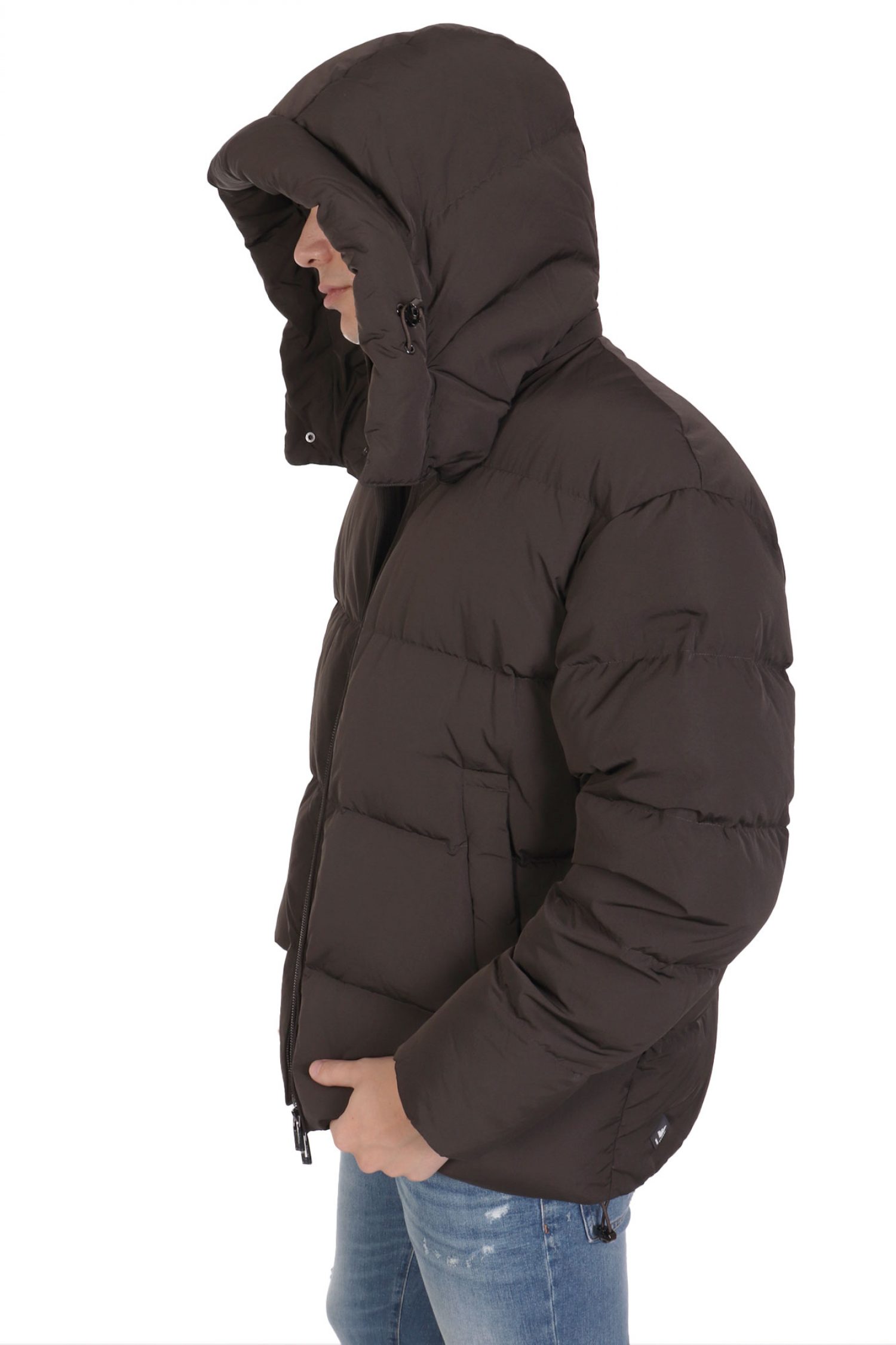 EMPORIO ARMANI ΜΠΟΥΦΑΝ ΠΟΥΠΟΥΛΟ ΑΠΟΣΠΩΜΕΝΗ ΚΟΥΚΟΥΛΑ ΧΑΚΙ φωτογραφία