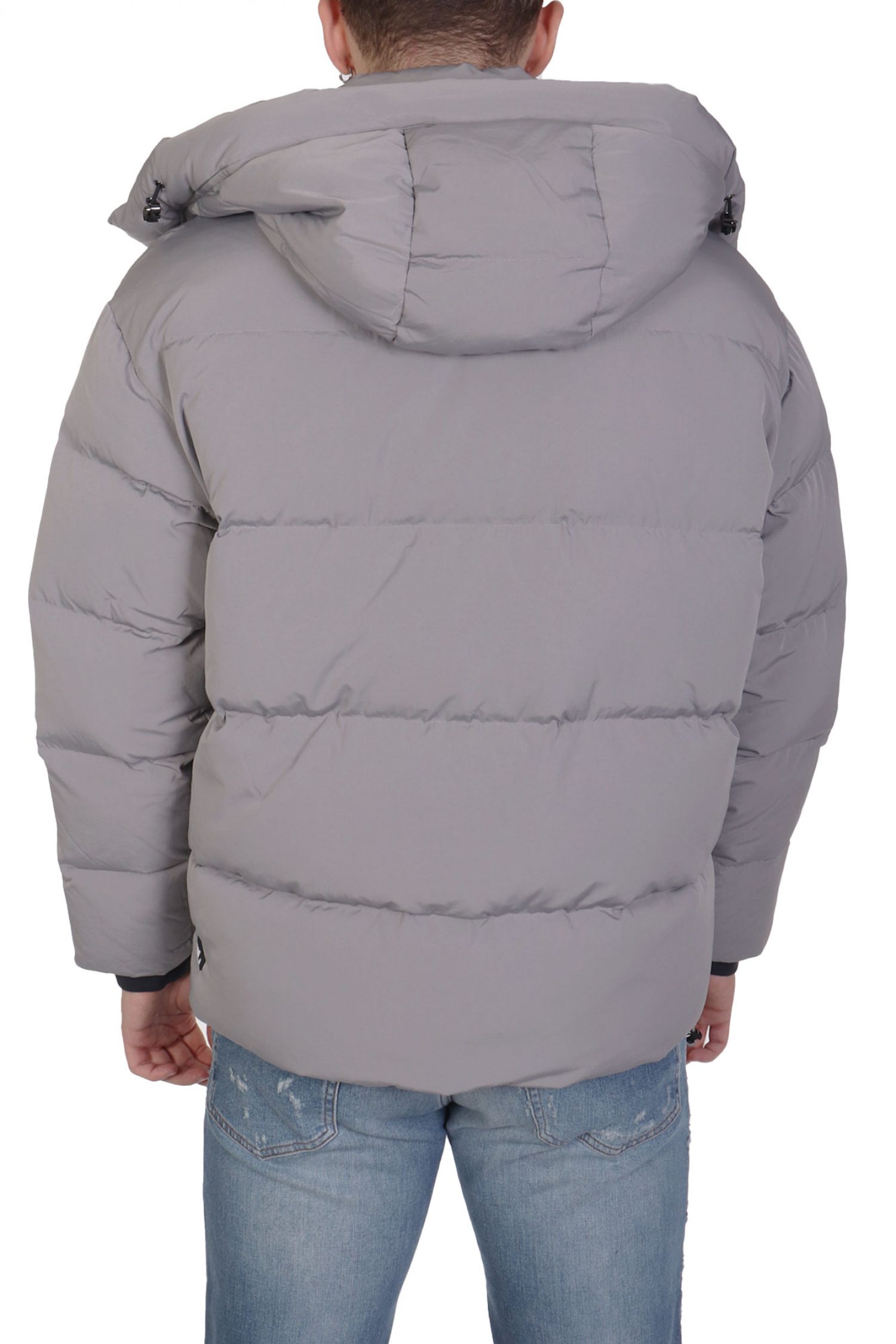 EMPORIO ARMANI ΜΠΟΥΦΑΝ ΠΟΥΠΟΥΛΟ ΑΠΟΣΠΩΜΕΝΗ ΚΟΥΚΟΥΛΑ ΓΚΡΙ φωτογραφία