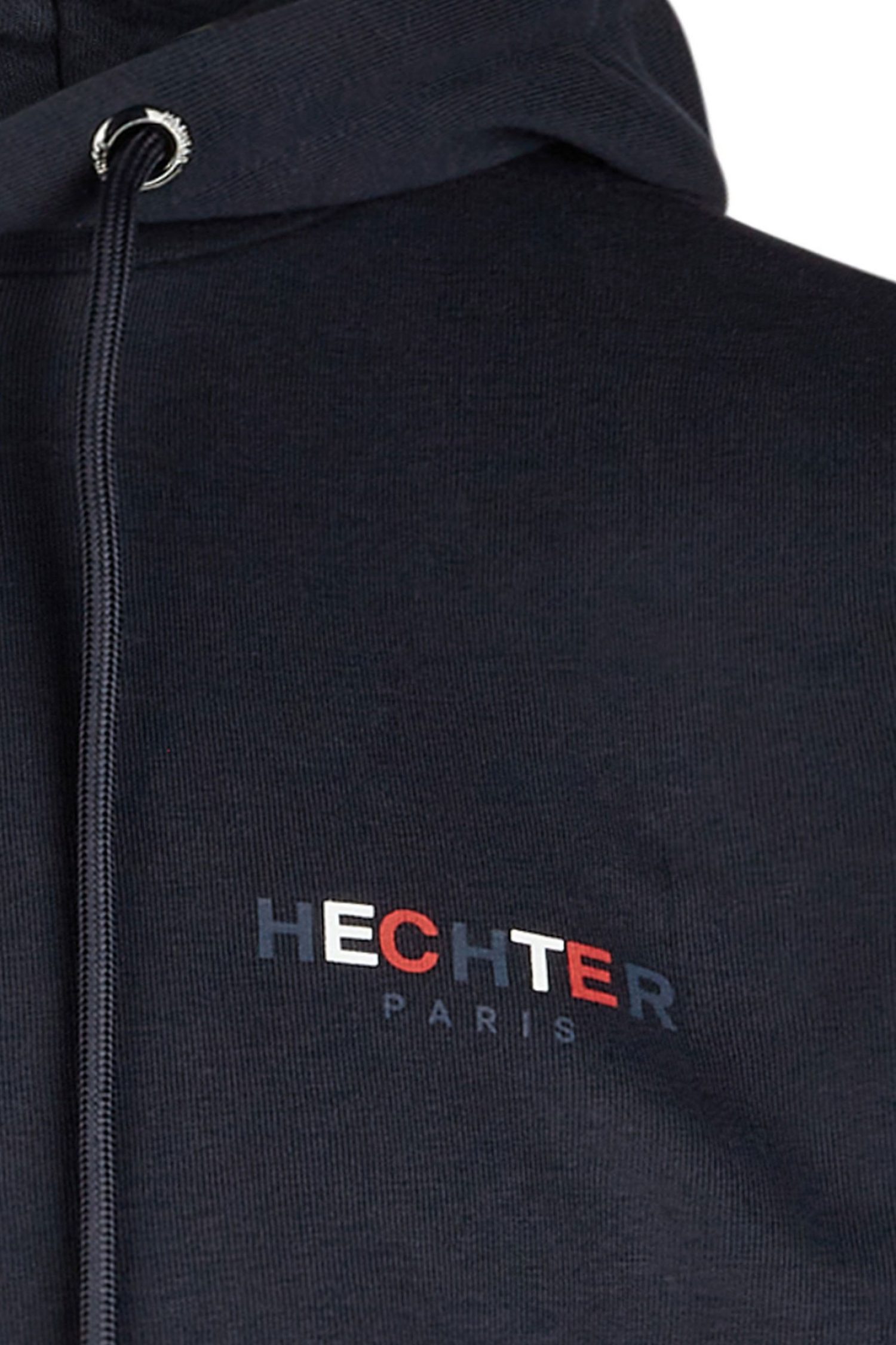 HECHTER ΦΟΥΤΕΡ HOODIE LOGO ΜΠΛΕ ΣΚΟΥΡΟ