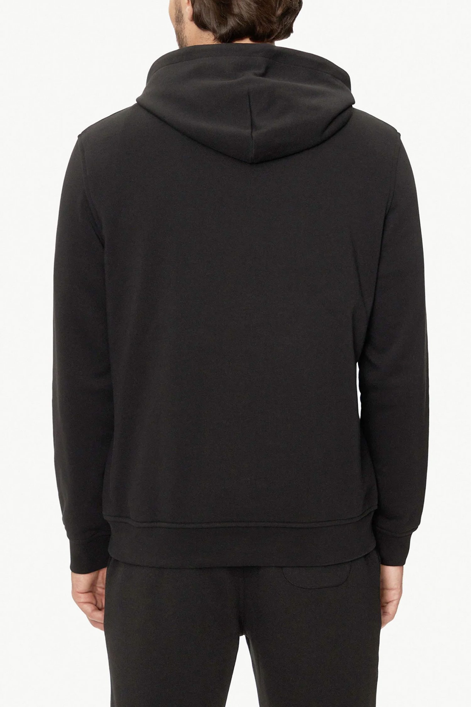 KARL LAGERFELD ΦΟΥΤΕΡ HOODIE LOGO ΜΑΥΡΟ