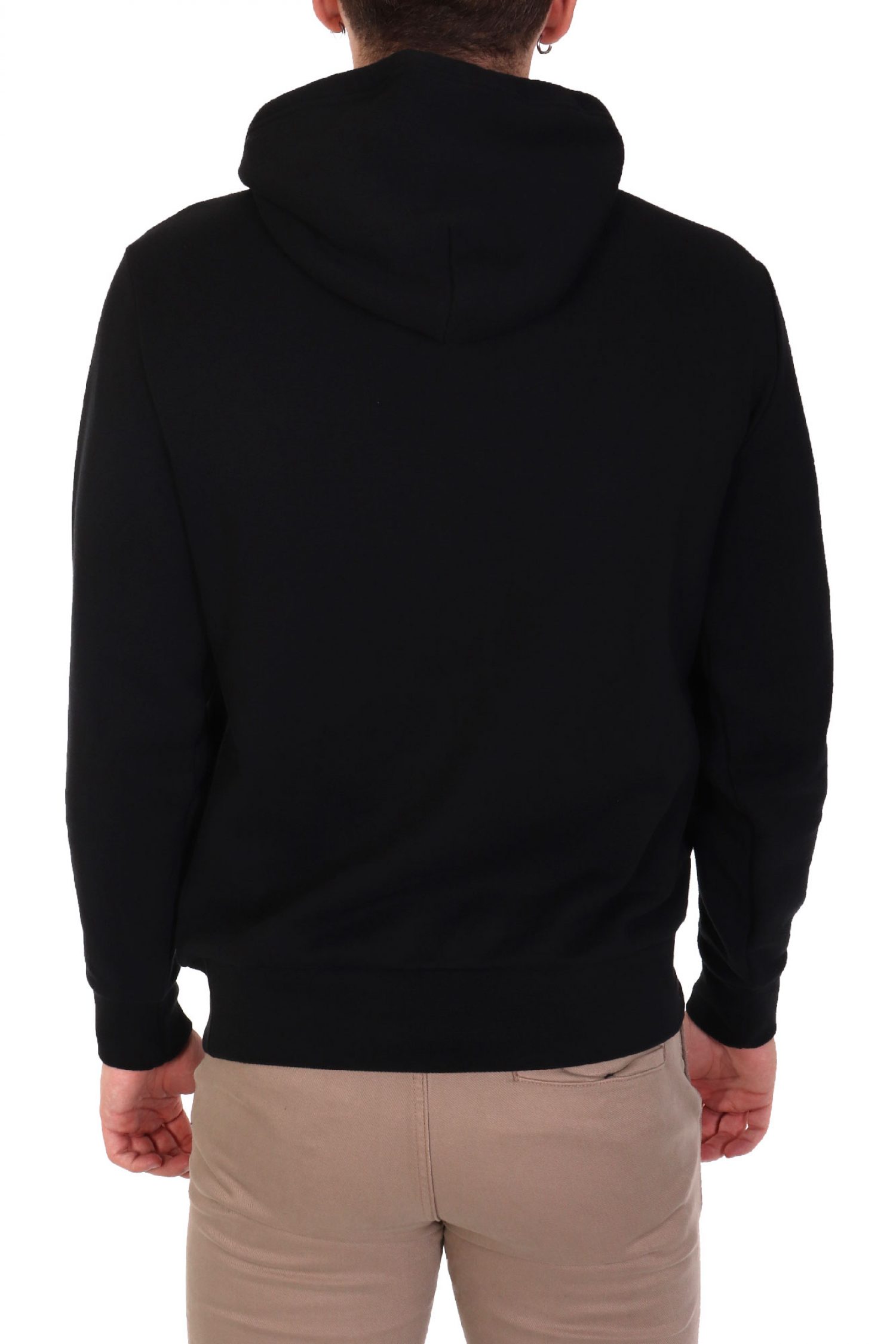 RALPH LAUREN ΦΟΥΤΕΡ HOODIE BIG PONY LOGO ΜΑΥΡΟ φωτογραφία