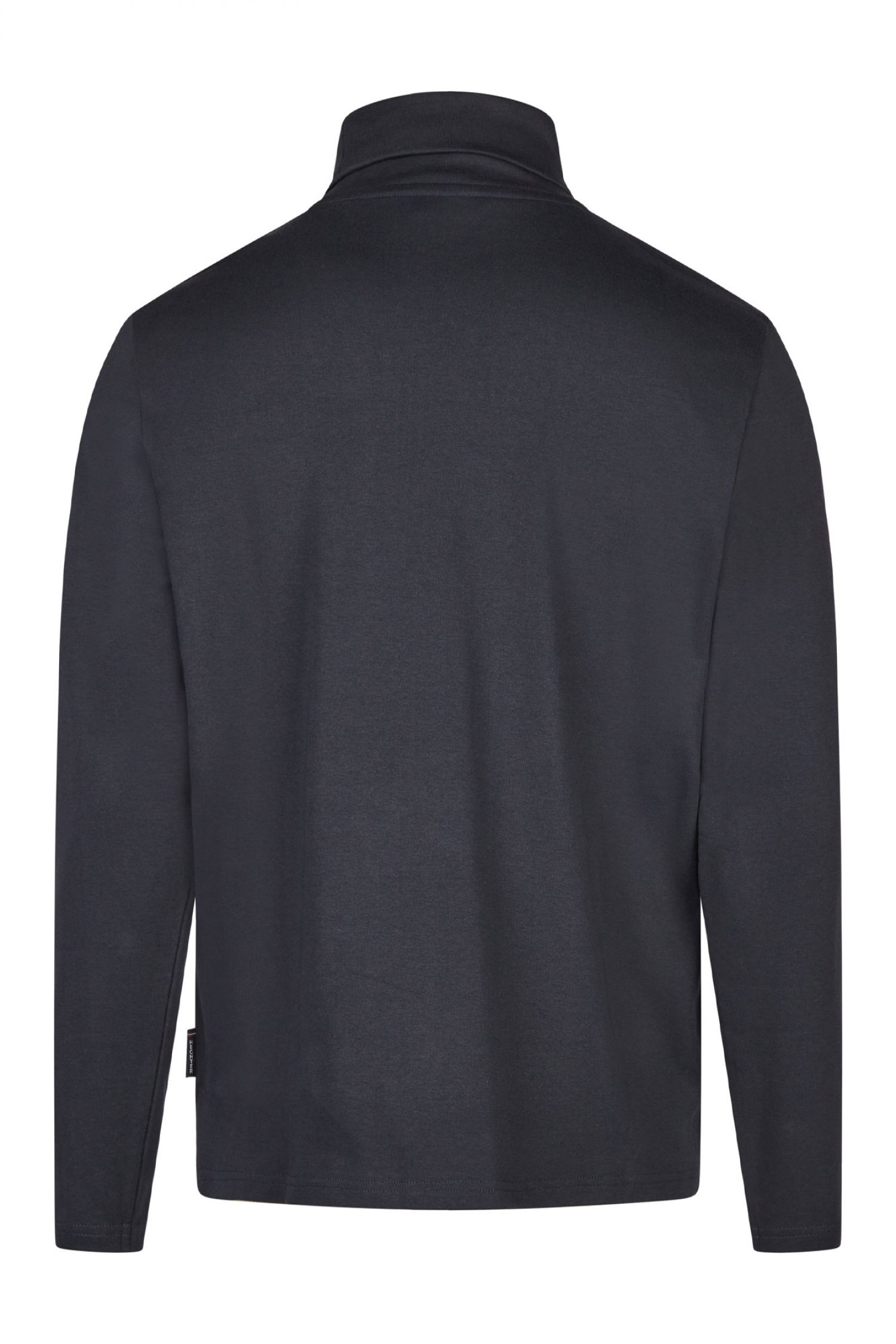 HECHTER T-SHIRT JERSEY ROLLNECK LOGO ΜΠΛΕ