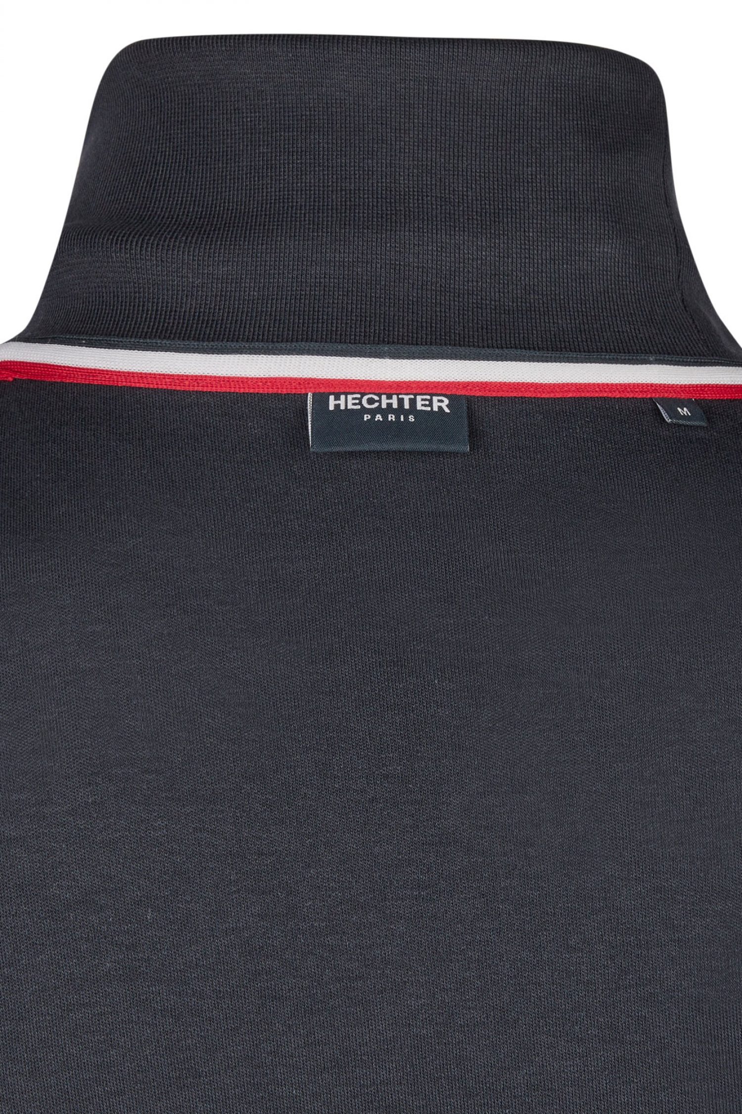 HECHTER T-SHIRT JERSEY ROLLNECK LOGO ΜΠΛΕ