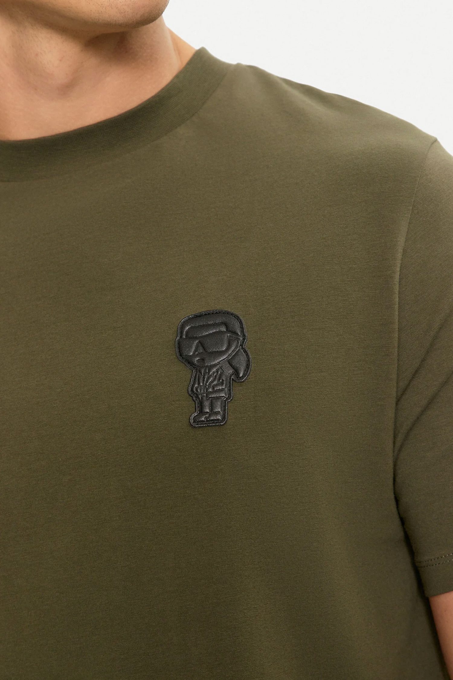 KARL LAGERFELD T-SHIRT LOGO ΧΑΚΙ φωτογραφία