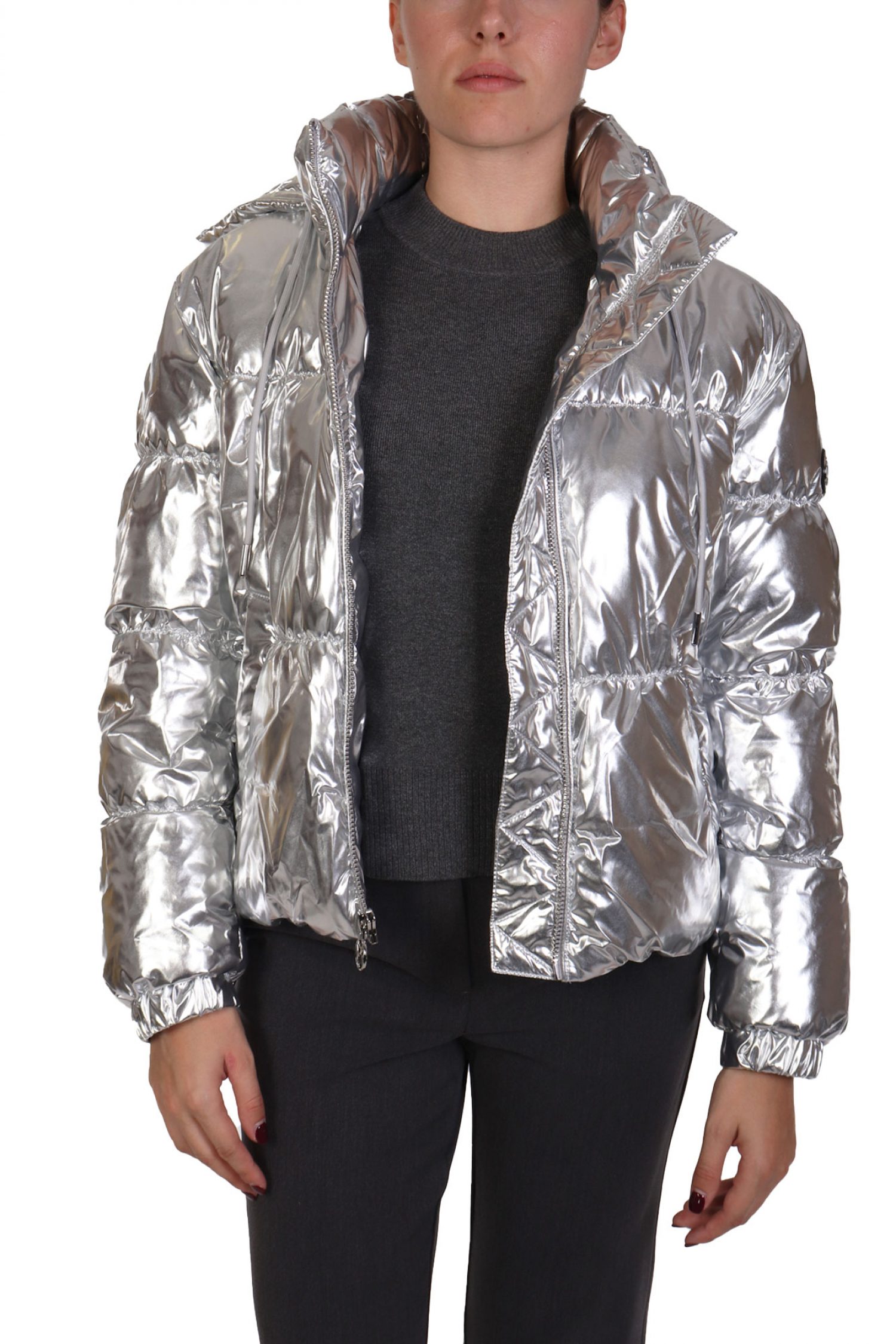 MICHAEL KORS ΜΠΟΥΦΑΝ PUFFER LOGO ΑΣΗΜΙ