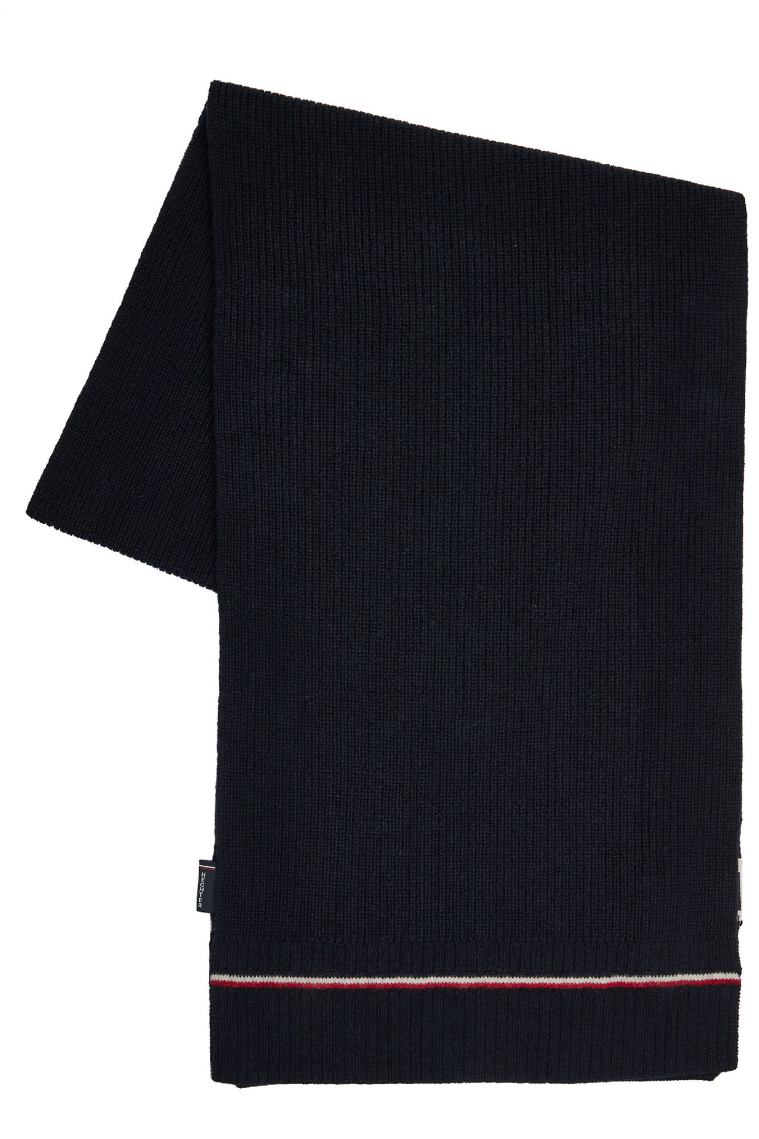 HECHTER ΚΑΣΚΩΛ ΠΛΕΚΤΟ LOGO ΜΠΛΕ ΣΚΟΥΡΟ