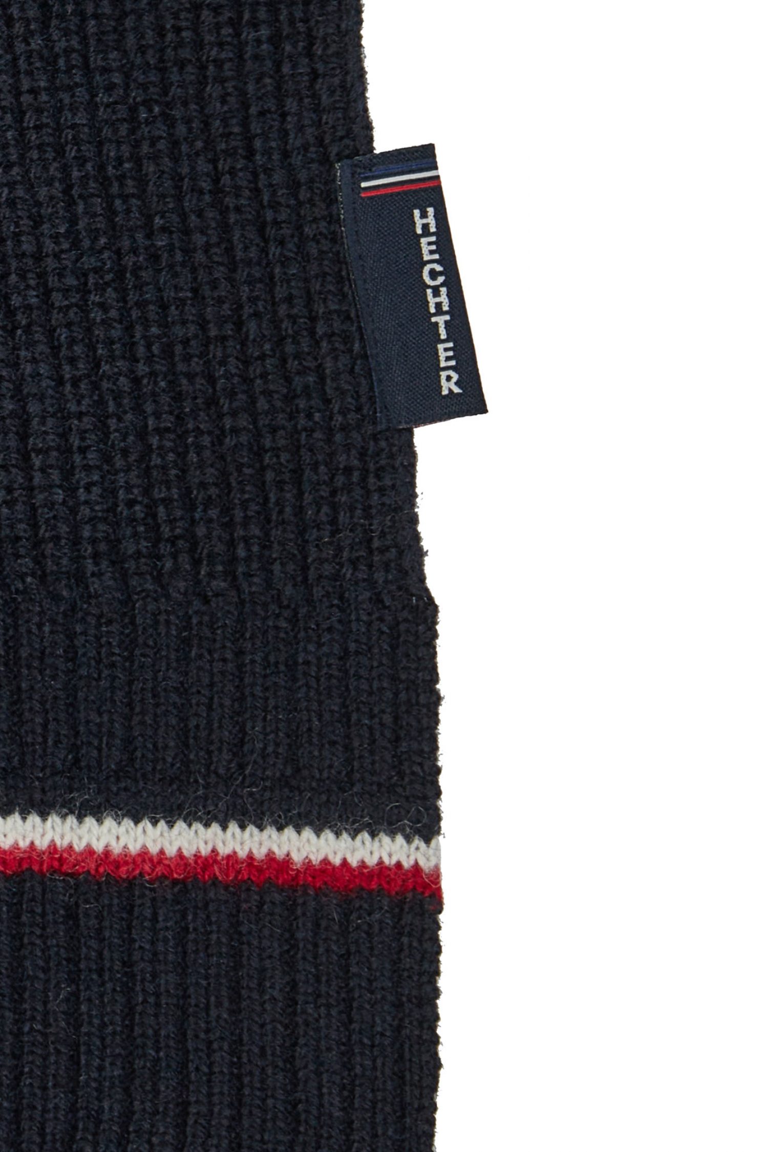 HECHTER ΚΑΣΚΩΛ ΠΛΕΚΤΟ LOGO ΜΠΛΕ ΣΚΟΥΡΟ