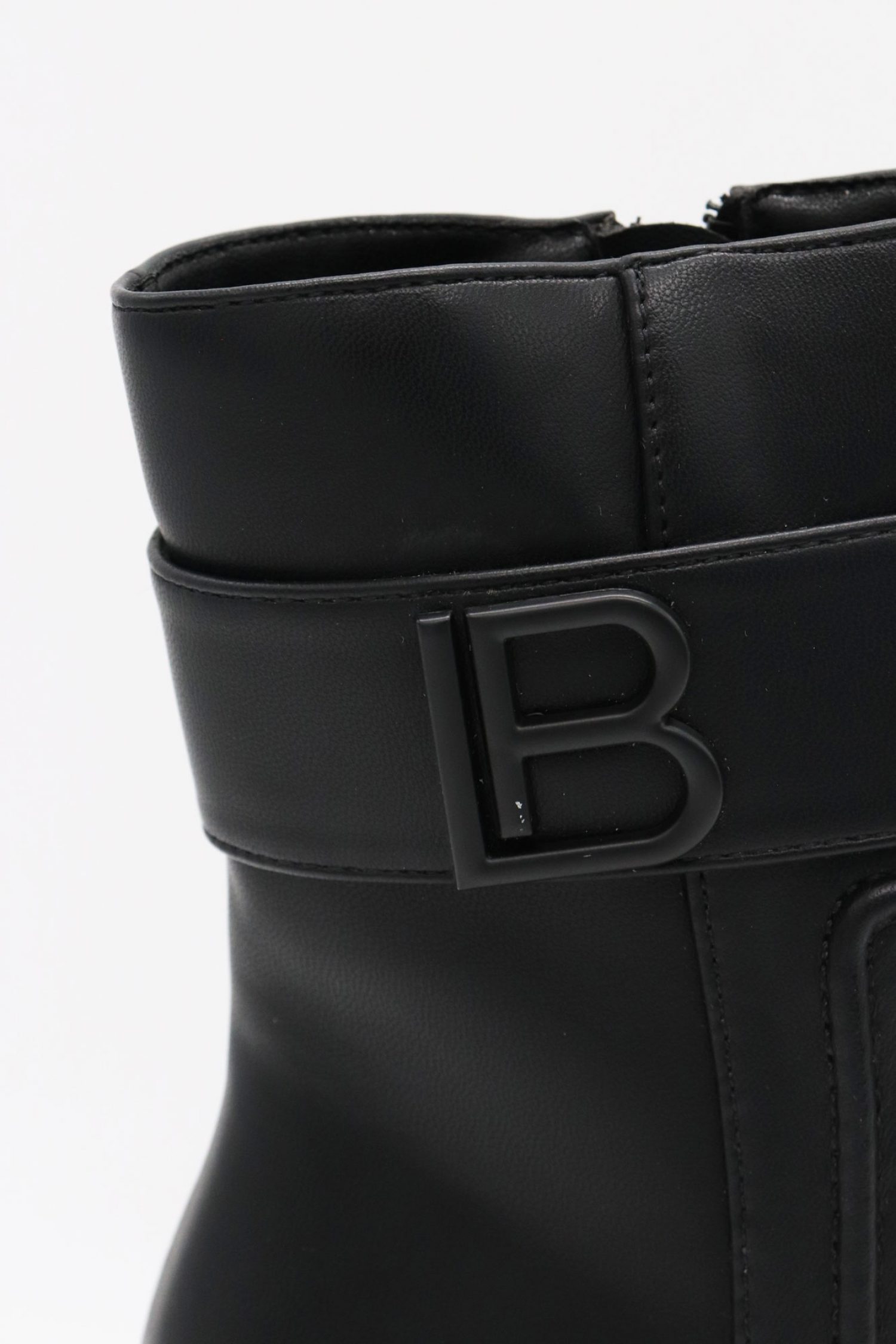 LAURA BIAGIOTTI ΠΑΠΟΥΤΣΙΑ ΜΠΟΤΑΚΙΑ ΦΕΡΜΟΥΑΡ METAΛΛΙΚΟ LOGO MAYΡΟ