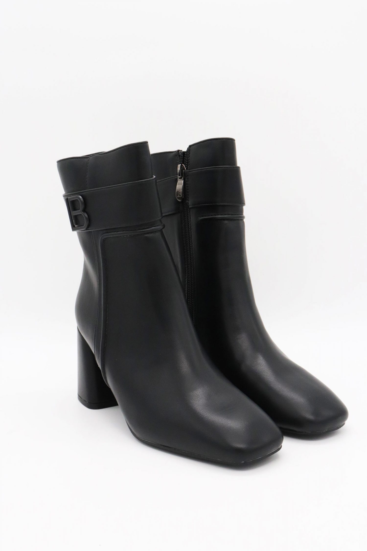 LAURA BIAGIOTTI ΠΑΠΟΥΤΣΙΑ ΜΠΟΤΑΚΙΑ ΦΕΡΜΟΥΑΡ METAΛΛΙΚΟ LOGO MAYΡΟ