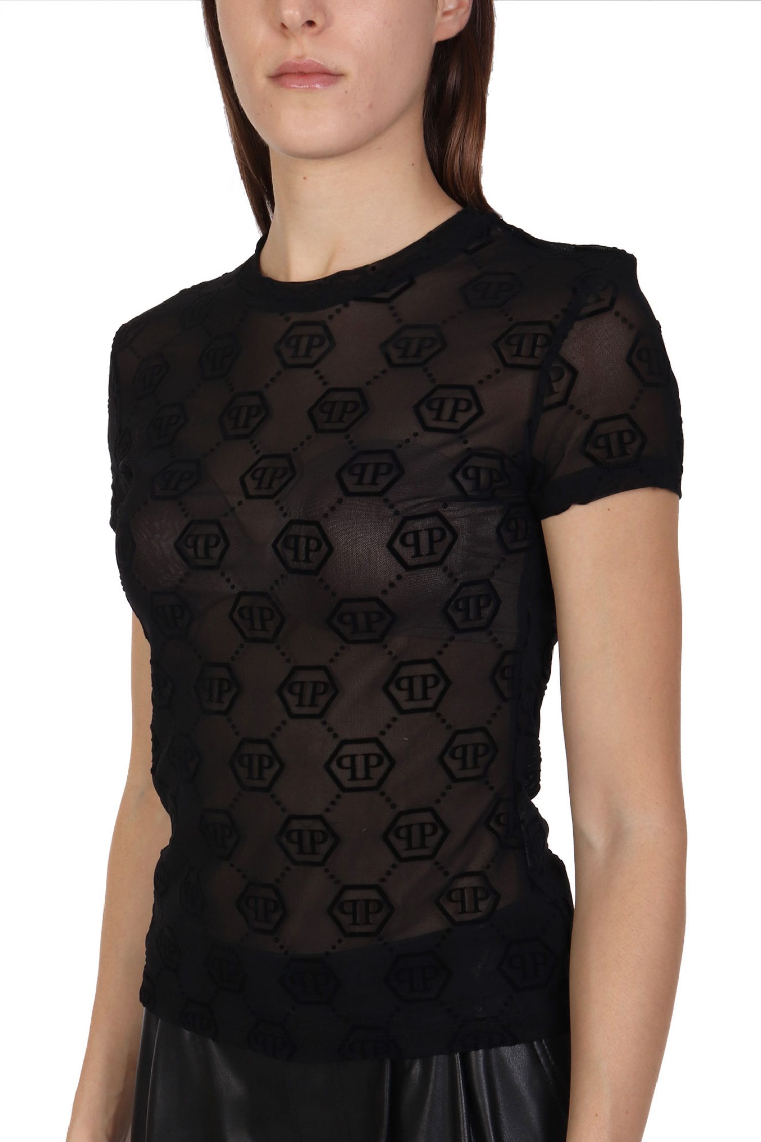 Women's T-Shirts Philipp Plein Black