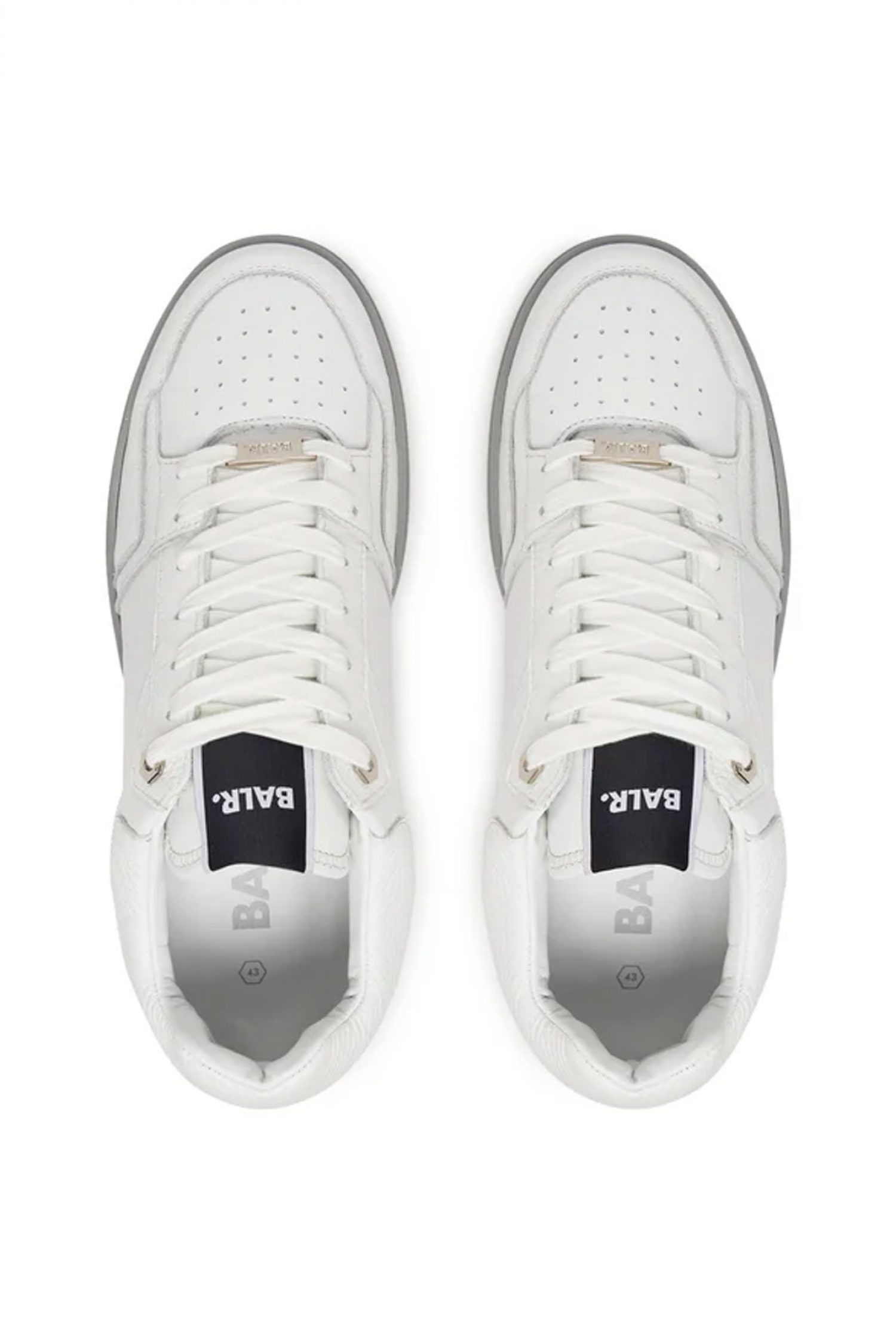 BALR. SNEAKERS THE CLUB URBAN CUP LOGO ΛΕΥΚΟ φωτογραφία