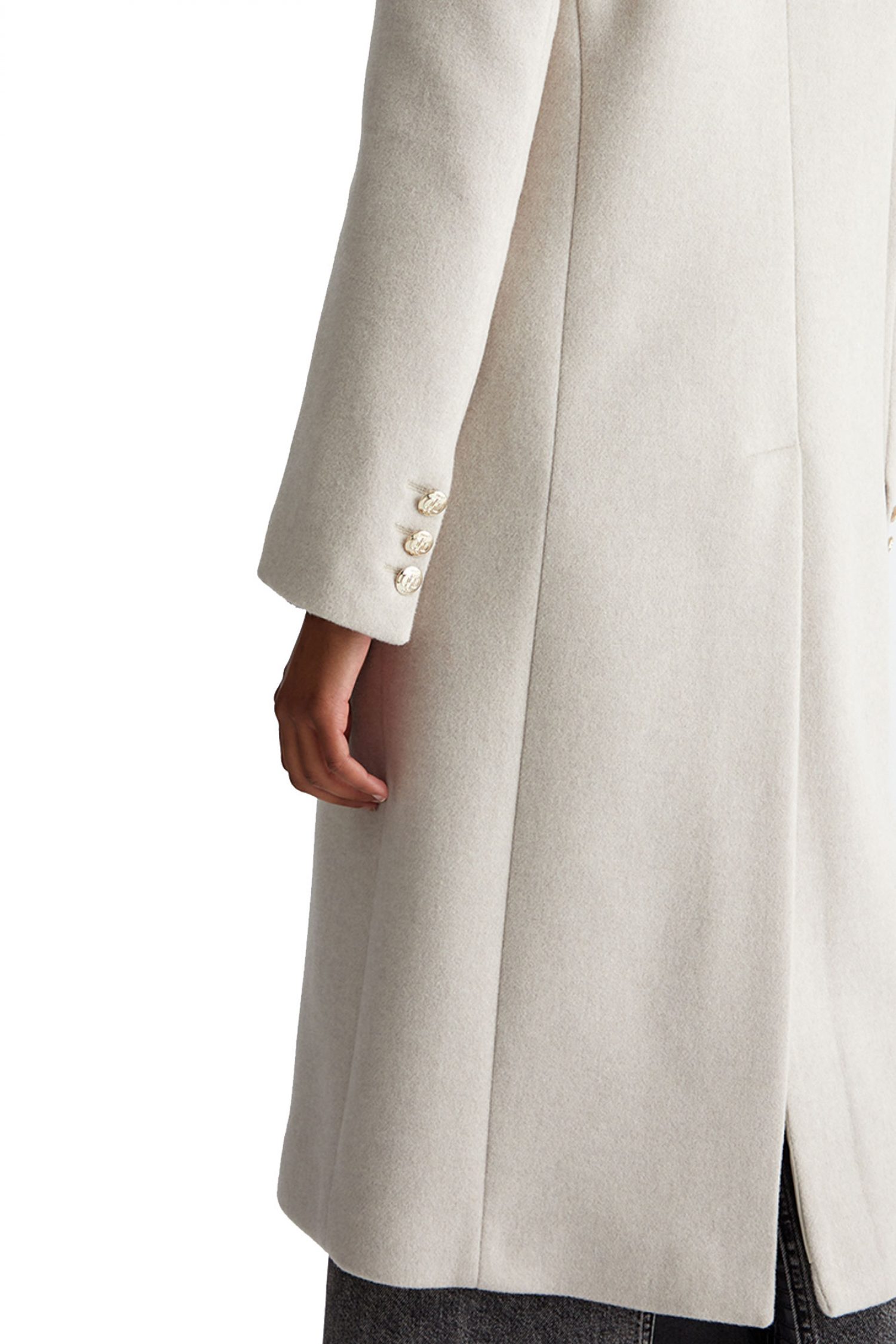 LIU-JO ΠΑΛΤΟ SLIM ΕΚΡΟΥ φωτογραφία