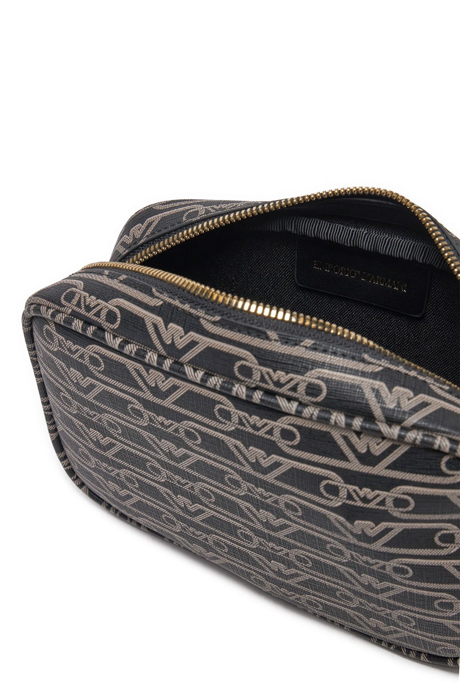 EMPORIO ARMANI ΤΣΑΝΤΑΚΙ CAMERABAG ΧΙΑΣΤΙ LOGO ΚΑΦΕ / ΜΑΥΡΟ φωτογραφία