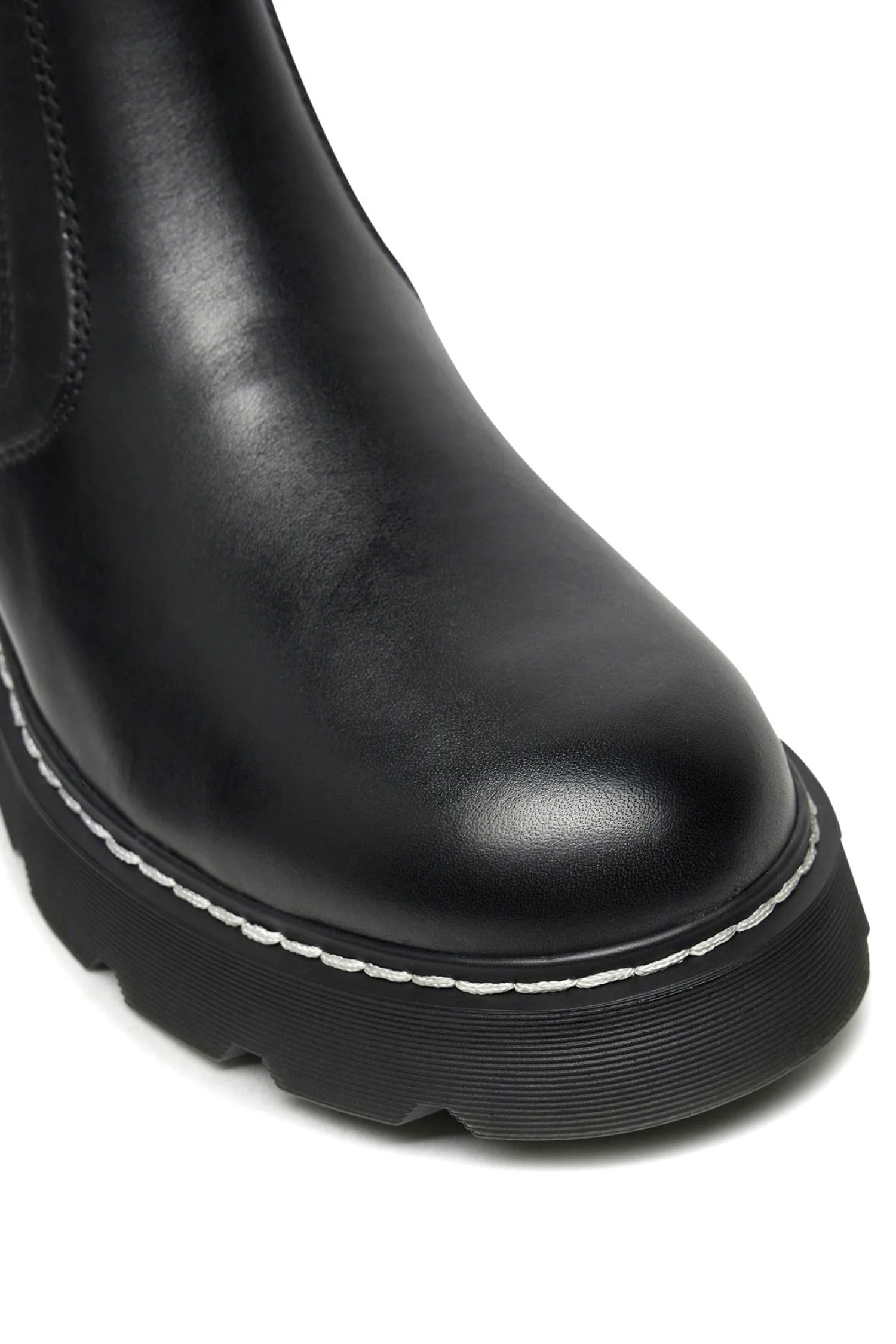 KARL LAGERFELD ΠΑΠΟΥΤΣΙΑ MΠΟΤΑΚΙΑ GORE BOOT LOGO ΜΑΥΡΟ φωτογραφία