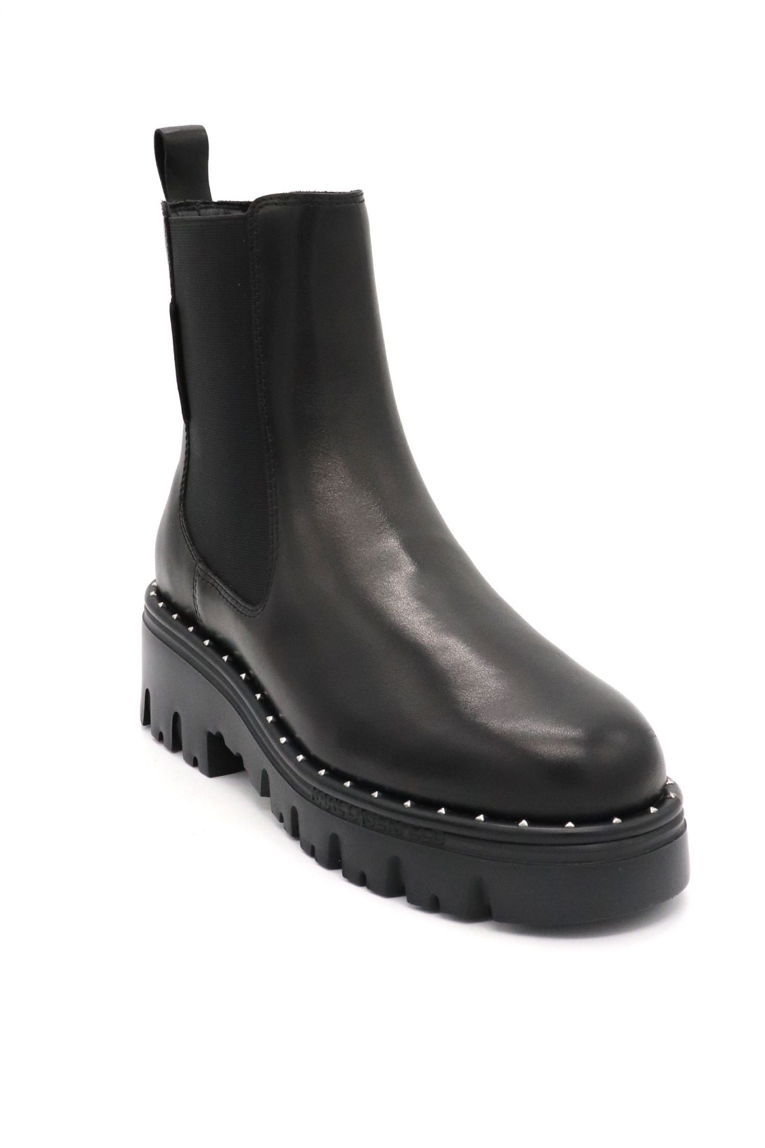 KARL LAGERFELD ΠΑΠΟΥΤΣΙΑ MΠΟΤΑΚΙΑ AΝKLE GORE BOOT ΤΡΟΥΞ LOGO ΜΑΥΡΟ φωτογραφία