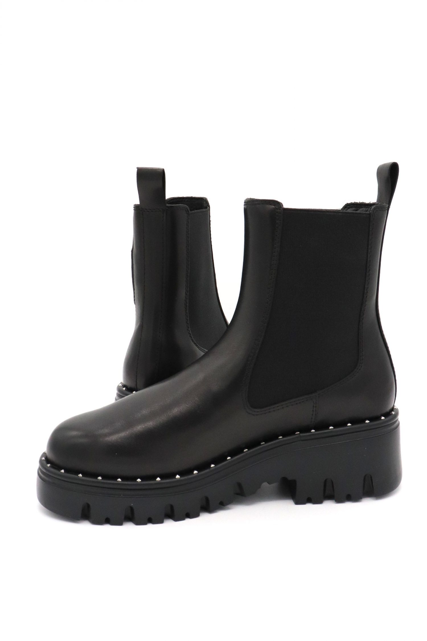 KARL LAGERFELD ΠΑΠΟΥΤΣΙΑ MΠΟΤΑΚΙΑ AΝKLE GORE BOOT ΤΡΟΥΞ LOGO ΜΑΥΡΟ φωτογραφία