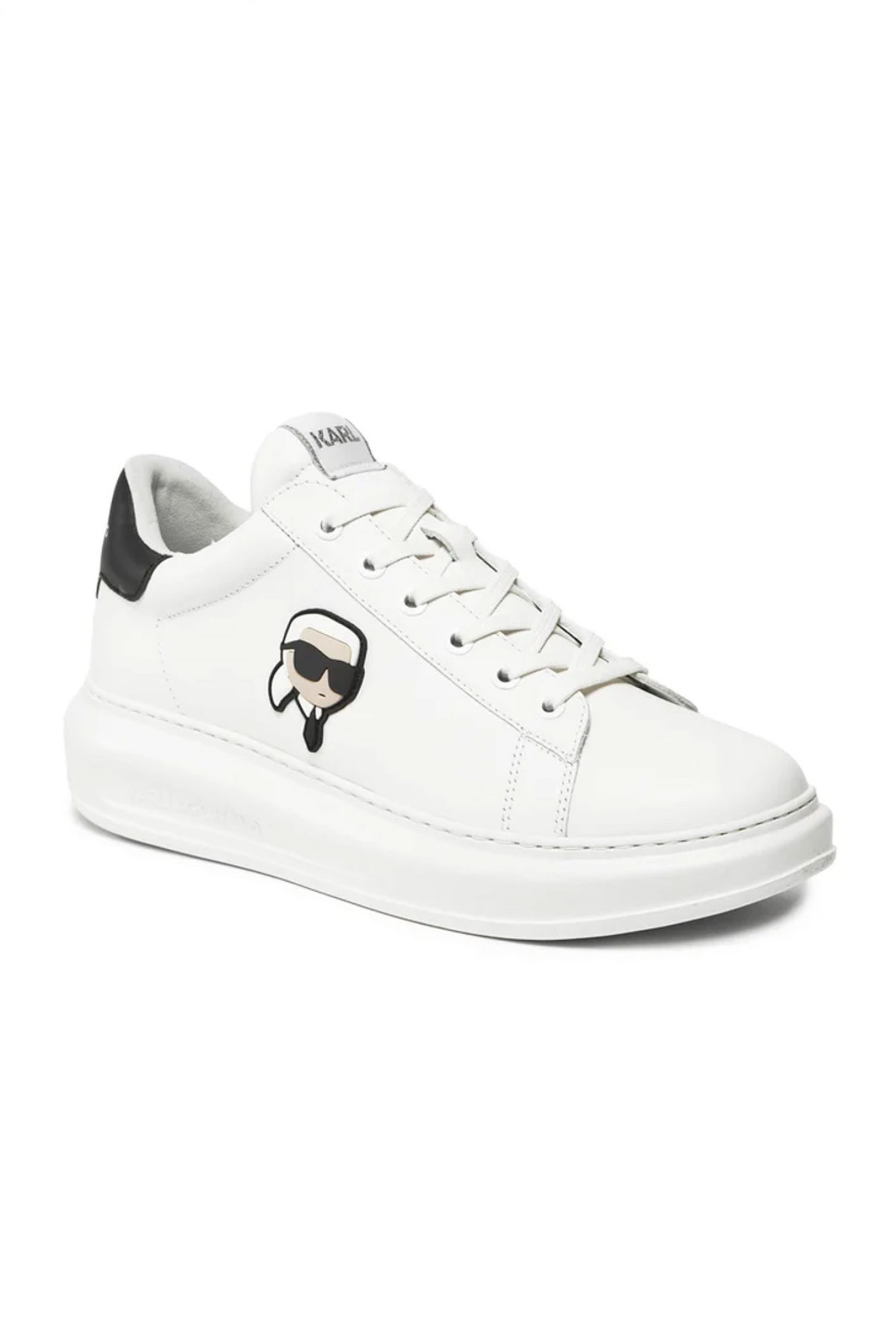 KARL LAGERFELD ΠΑΠΟΥΤΣΙΑ SNEAKERS KAPRI MENS ΛΕΥΚΟ φωτογραφία