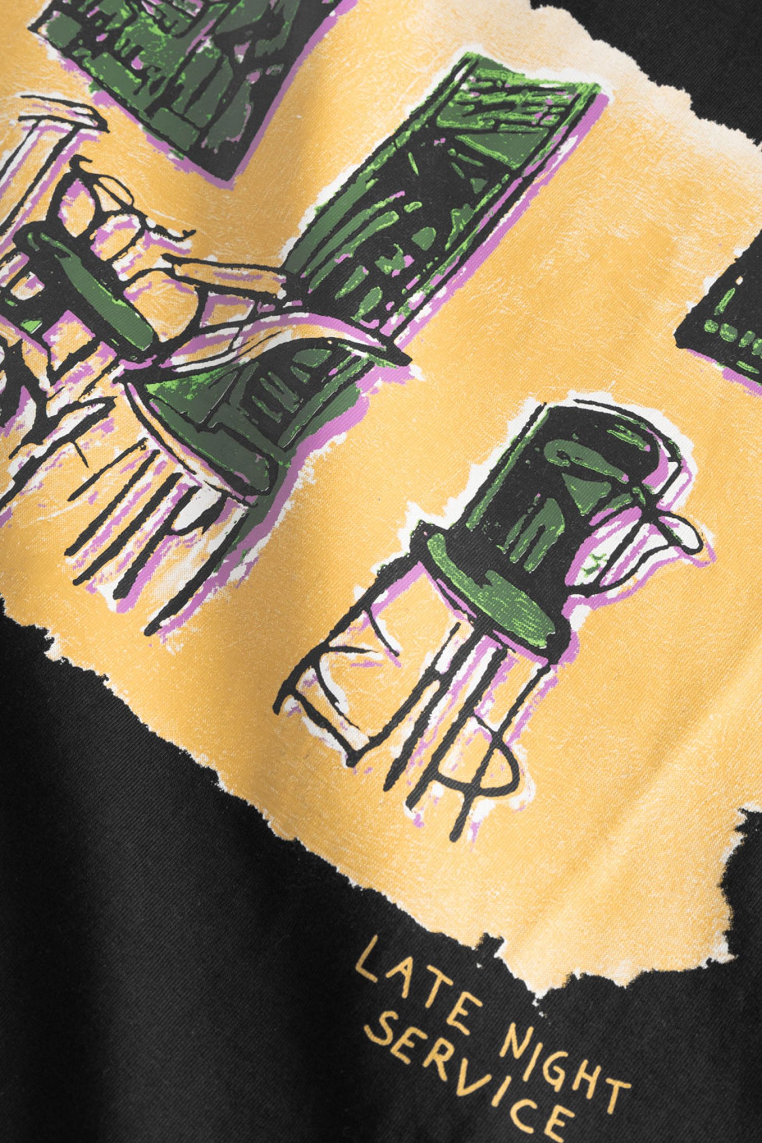 LES DEUX BERKELEY T-SHIRT LOGO ΜΑΥΡΟ φωτογραφία