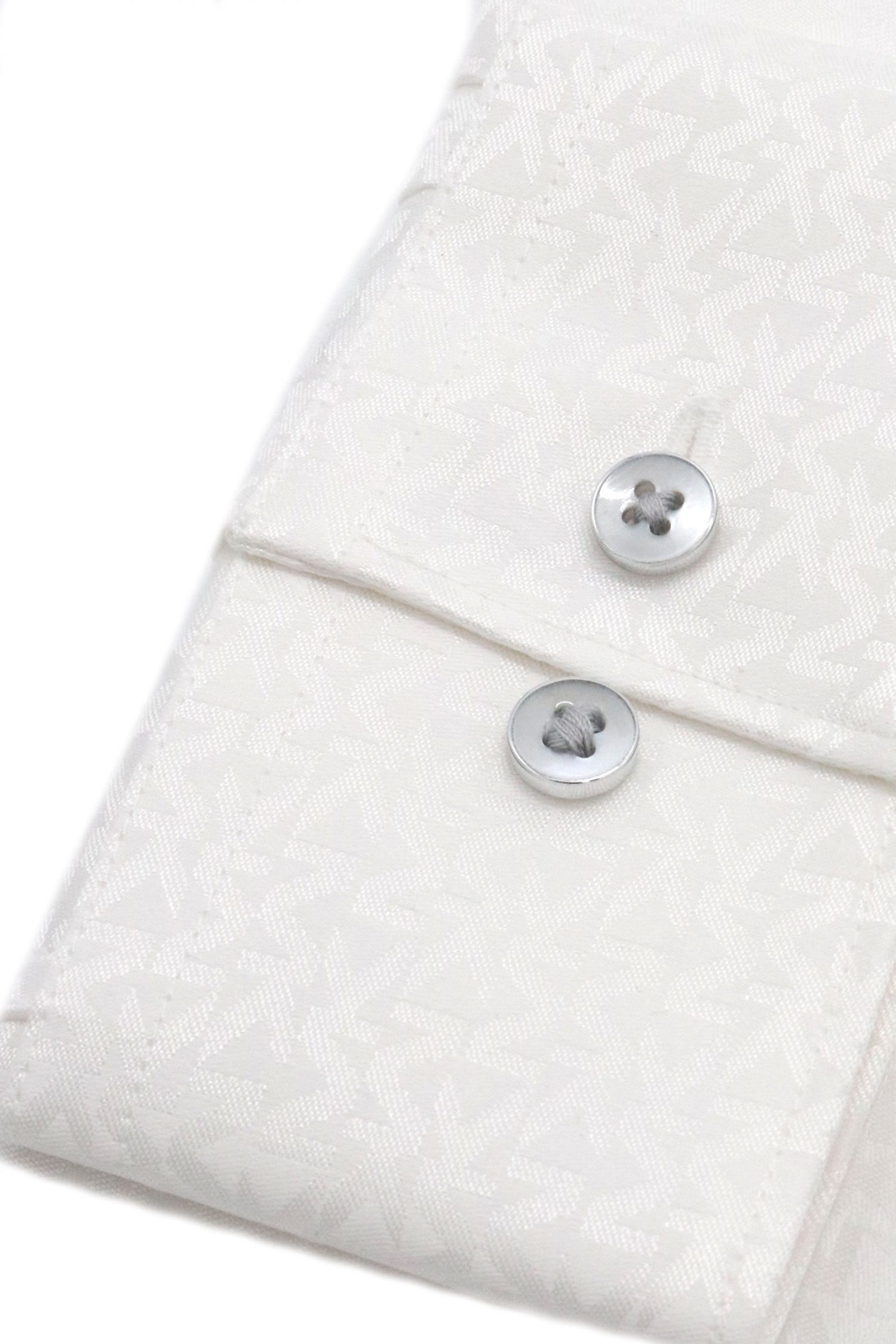 MICHAEL KORS ΠΟΥΚΑΜΙΣΟ ALLOVER LOGO SLIM FIT ΛΕΥΚΟ