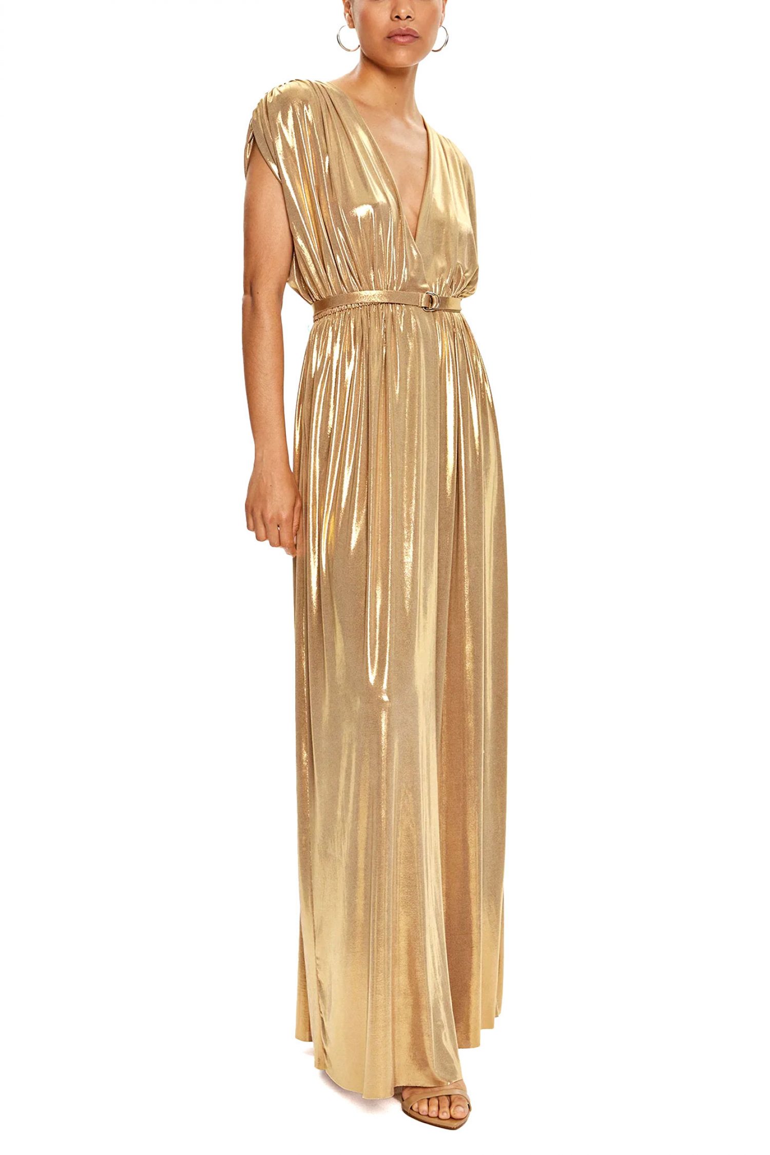 NORMA KAMALI ΦΟΡΕΜΑ ATHENA GOWN ΧΡΥΣΟ