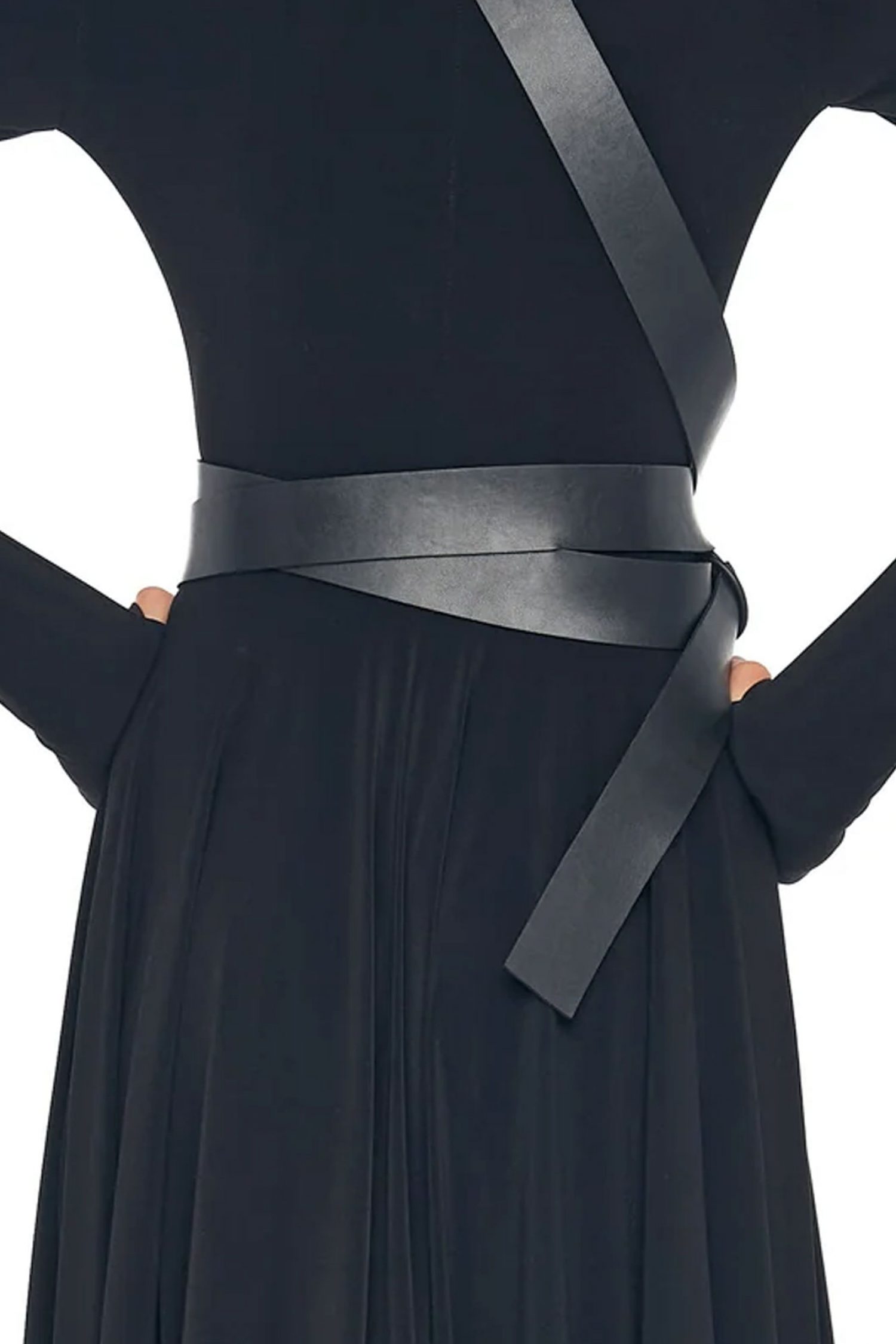 NORMA KAMALI ΖΩΝΗ MEDIUM BELT XL ΜΑΥΡΟ