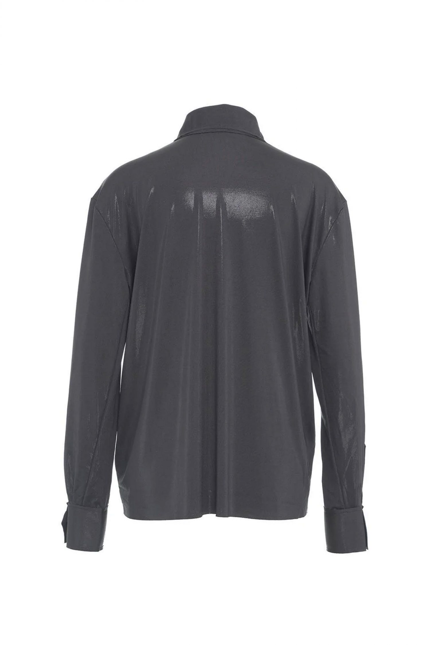 NORMA KAMALI ΠΟΥΚΑΜΙΣΟ ΓΚΡΙ ΜΕΤΑΛΛΙΖΕ