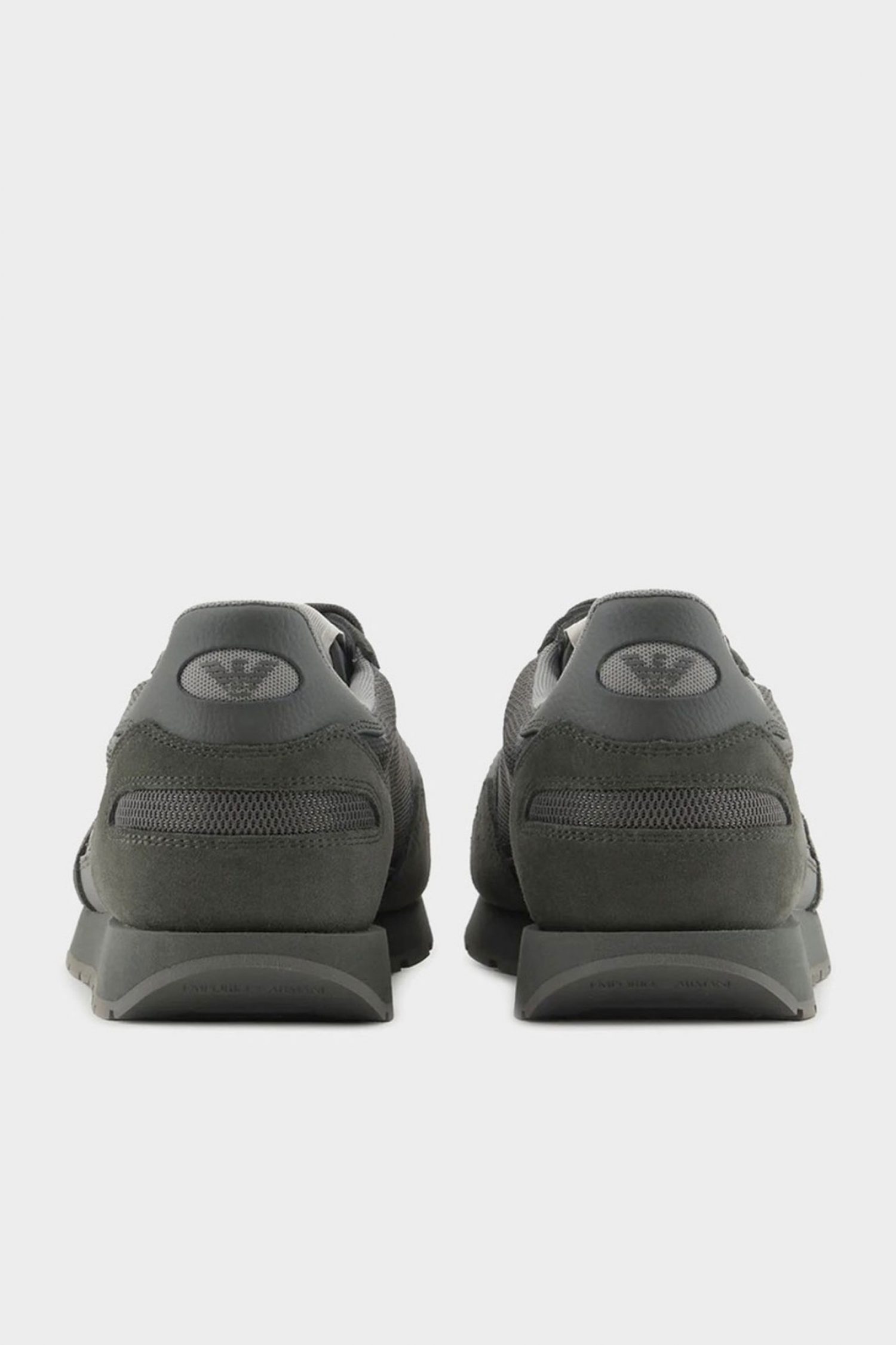 EMPORIO ARMANI ΠΑΠΟΥΤΣΙΑ SNEAKERS LOGO ΧΑΚΙ φωτογραφία