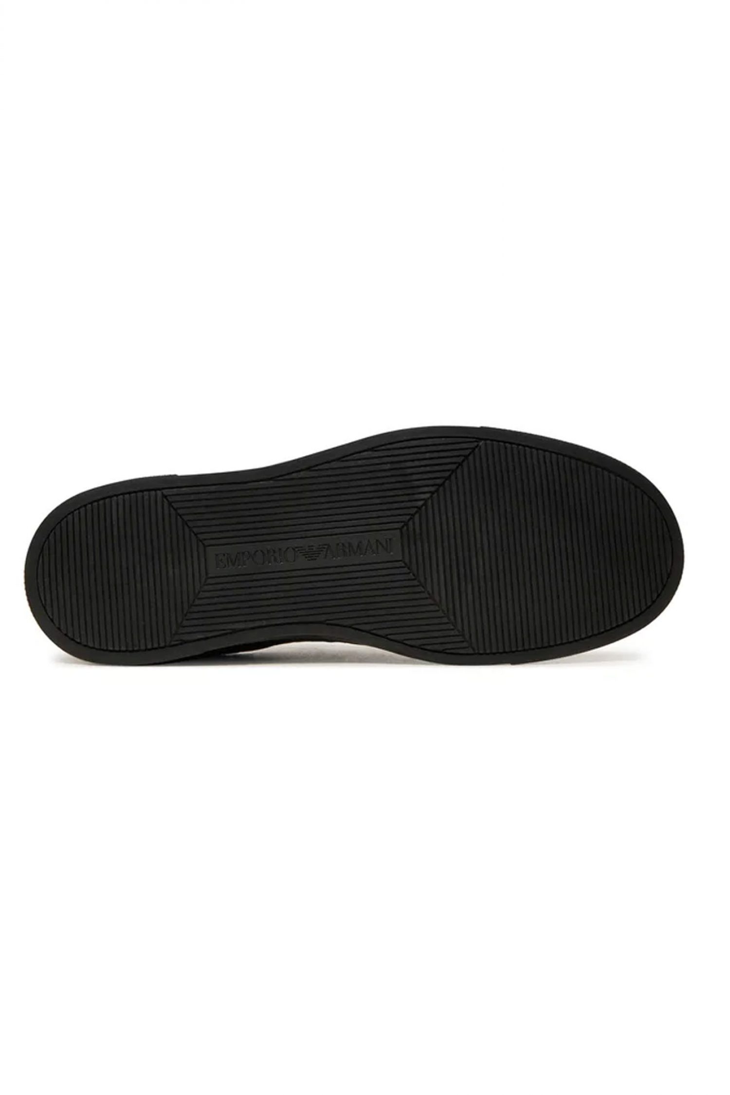 EMPORIO ARMANI ΠΑΠΟΥΤΣΙΑ SNEAKERS ALL OVER LOGO ΜΑΥΡΟ φωτογραφία