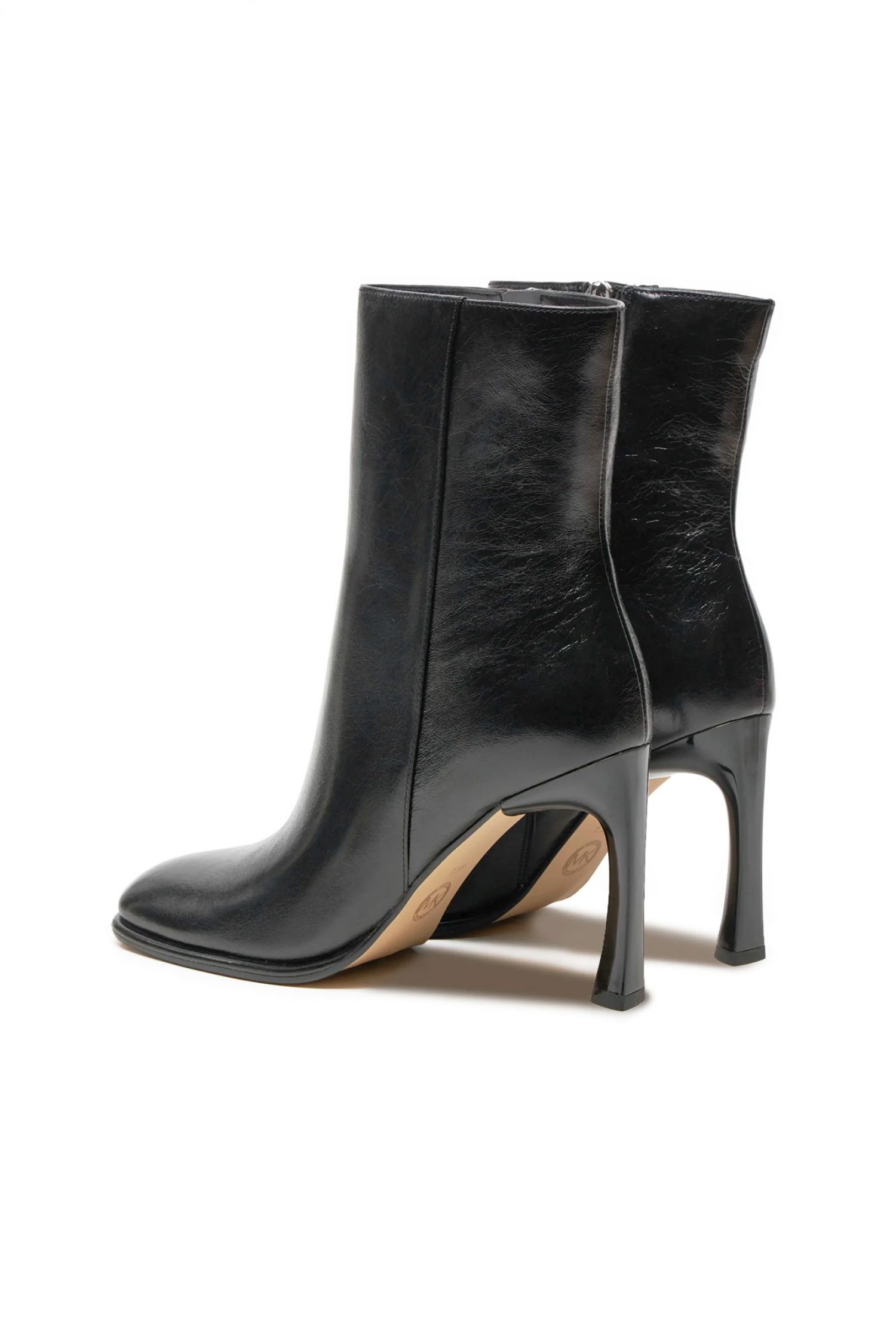 MICHAEL KORS ΠΑΠΟΥΤΣΙΑ ΜΠΟΤΑΚΙΑ KELSEA BOOTIE ΦΕΡΜΟΥΑΡ LOGO ΜΑΥΡΟ