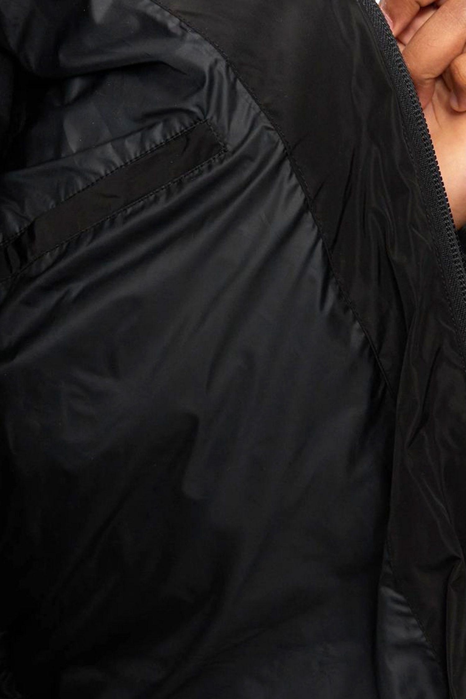 KARL LAGERFELD ΜΠΟΥΦΑΝ HOODED PARKA ΜΑΥΡΟ