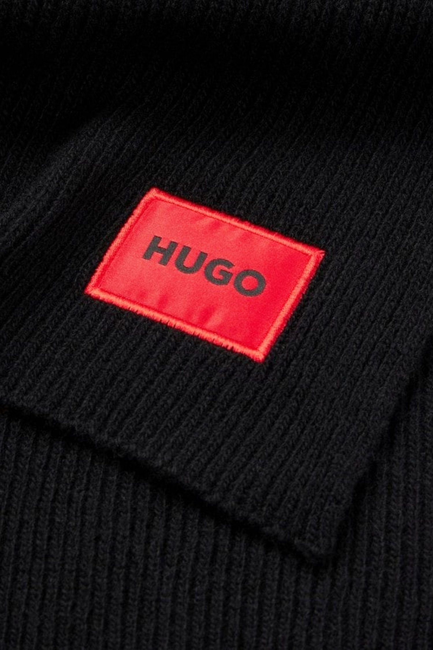 HUGO ΚΑΣΚΩΛ ZAFF 6 LOGO ΜΑΥΡΟ