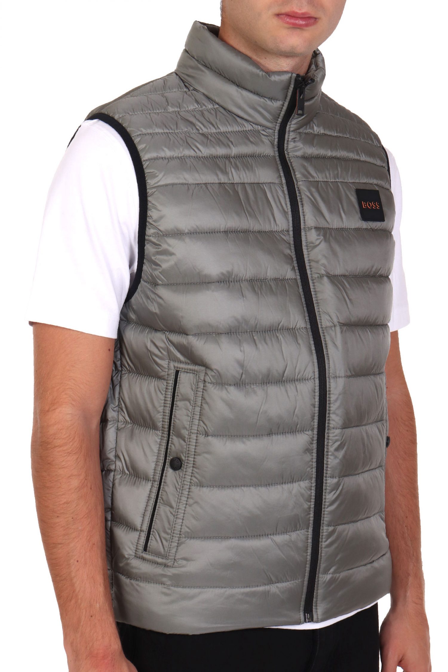 BOSS CASUAL ΜΠΟΥΦΑΝ ΦΟΥΣΚΩΤΟ ΑΜΑΝΙΚΟ ODENO1 ΓΚΡΙ