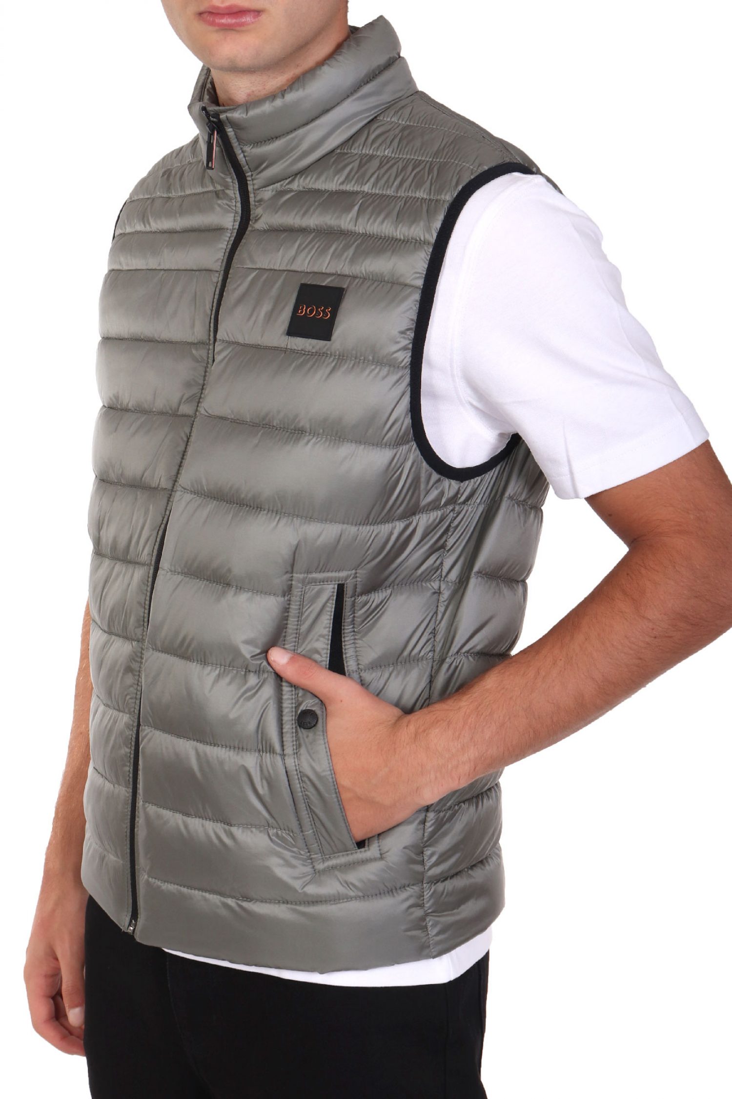 BOSS CASUAL ΜΠΟΥΦΑΝ ΦΟΥΣΚΩΤΟ ΑΜΑΝΙΚΟ ODENO1 ΓΚΡΙ