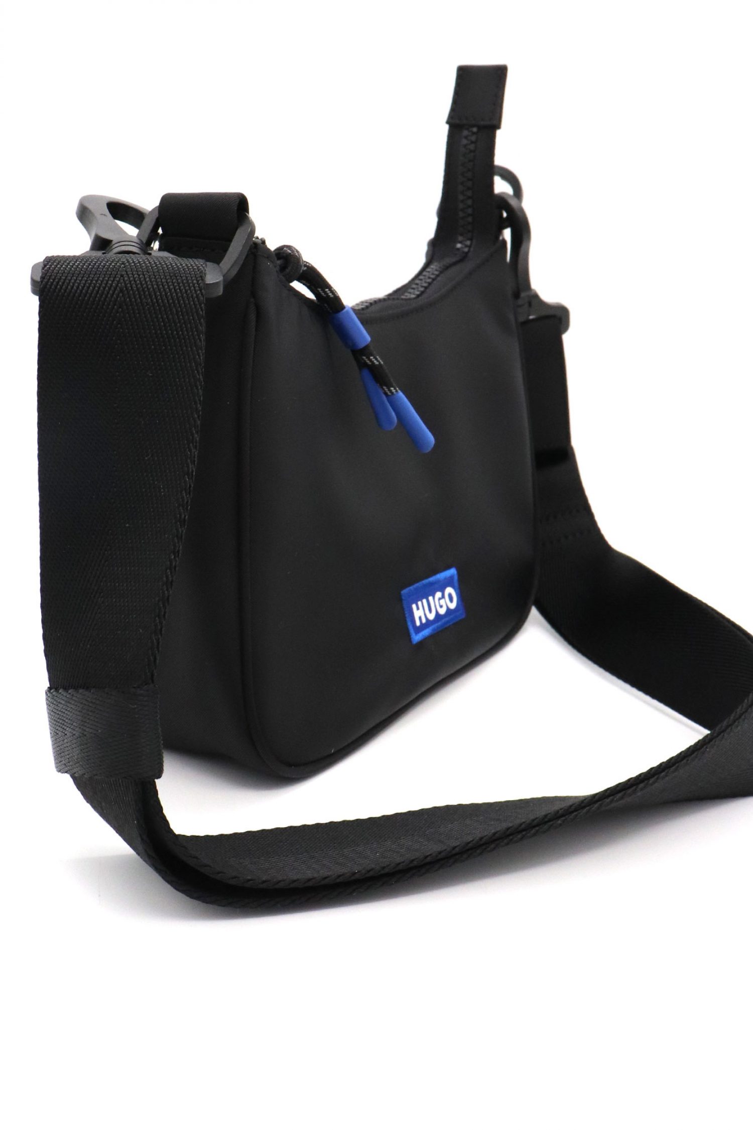 HUGO BLUE ΤΣΑΝΤΑ CROSSOBODY VYTAL 2.0_HOBO ΜΑΥΡΟ