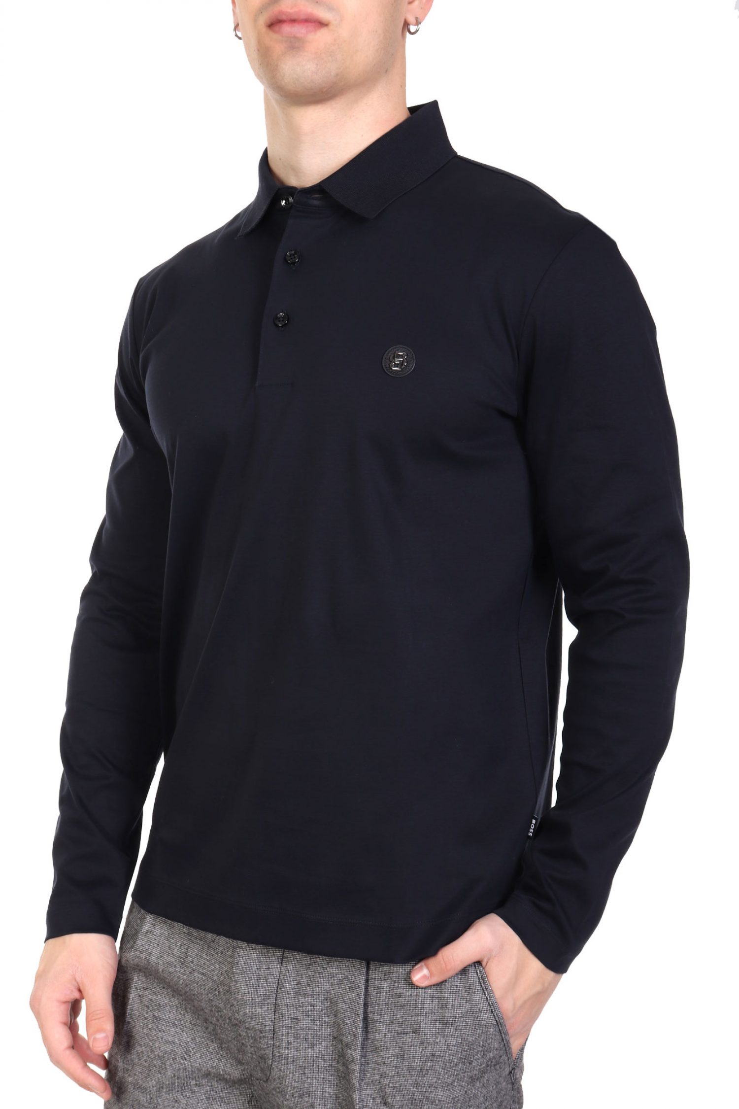 BOSS POLO C-PALEY 01 ΜΠΛΕ