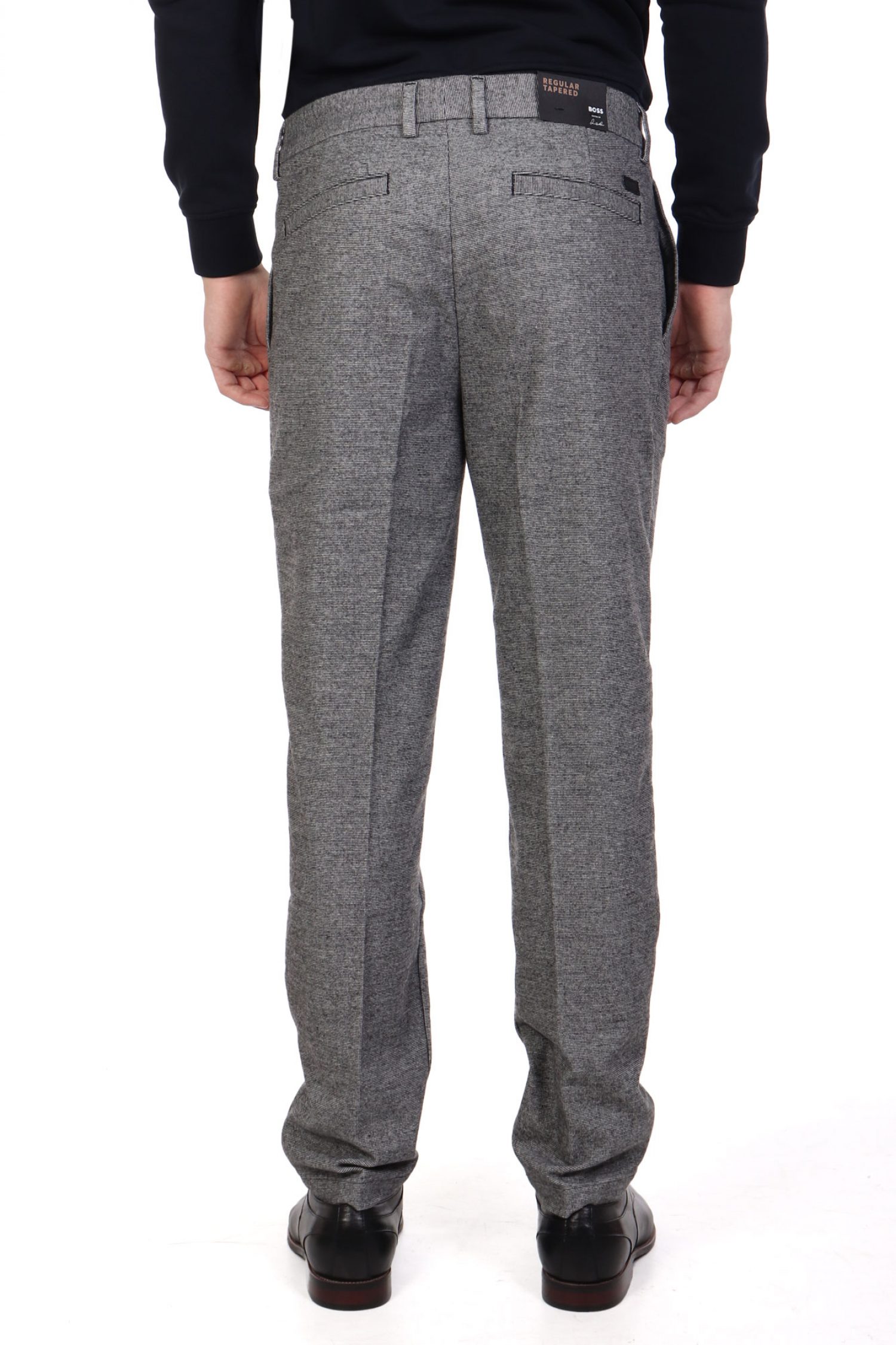 BOSS ΠΑΝΤΕΛΟΝΙ CHINO REGULAR TAPERED H-KANE-PL ΓΚΡΙ φωτογραφία