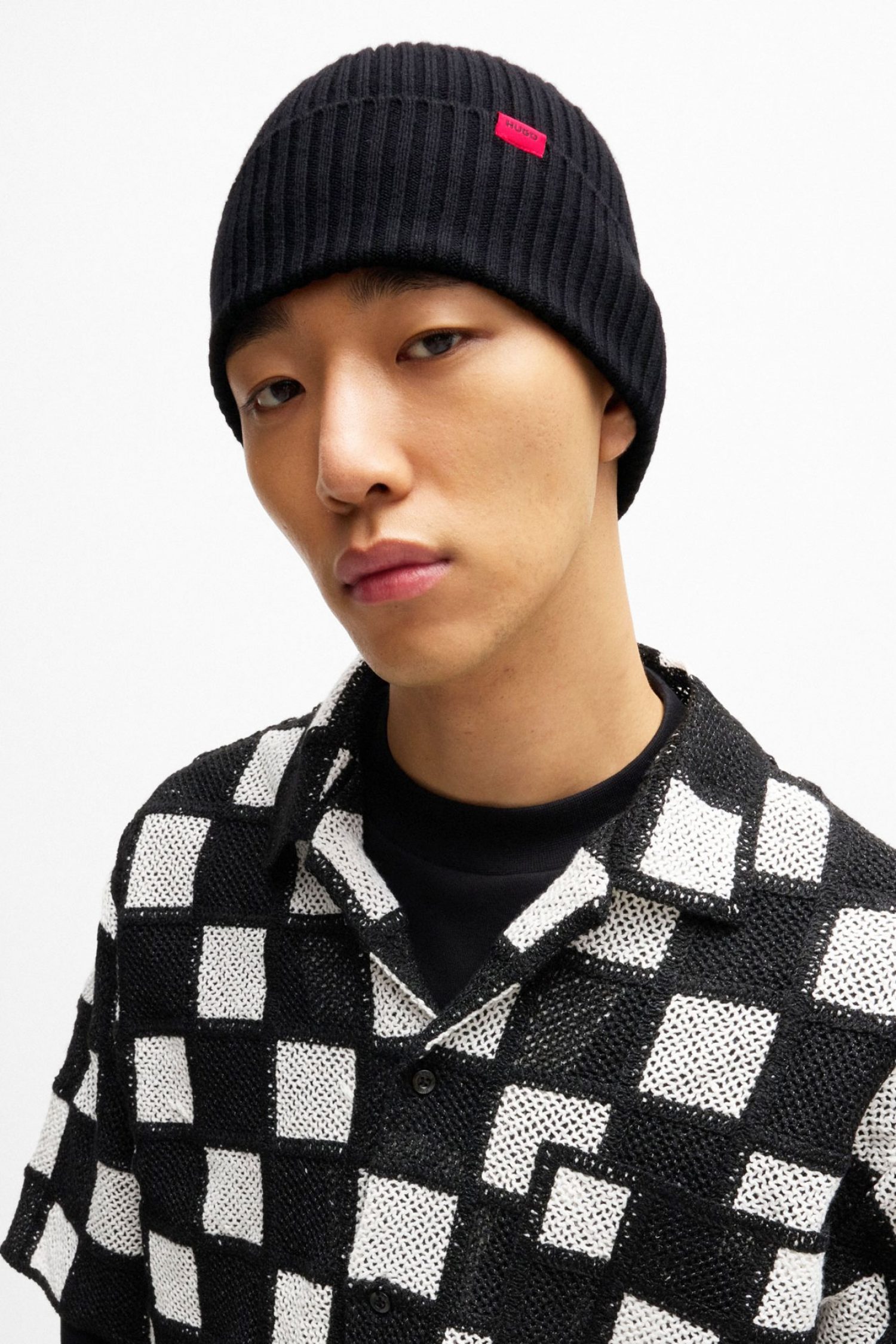 HUGO ΣΚΟΥΦΟΣ XOLA LOGO ΜΑΥΡΟ