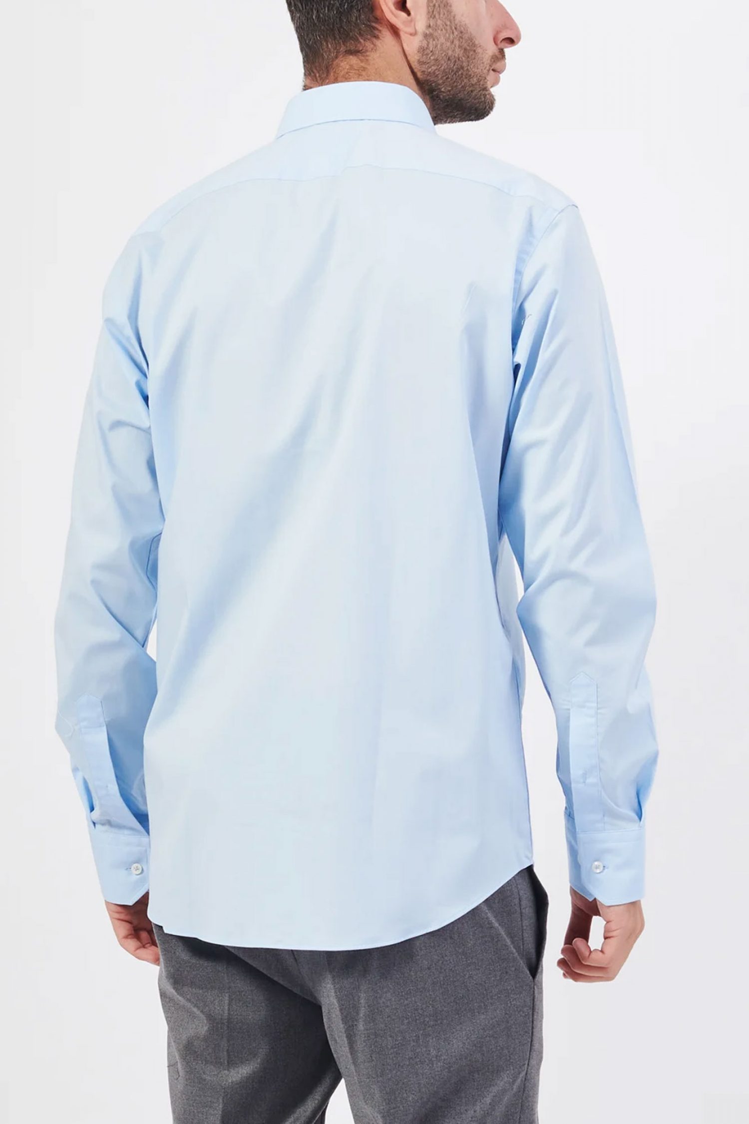 BOSS ΠΟΥΚΑΜΙΣΟ REGULAR FIT H-JOE-KENT-C3-214 EASY IRON STRETCH ΣΙΕΛ φωτογραφία