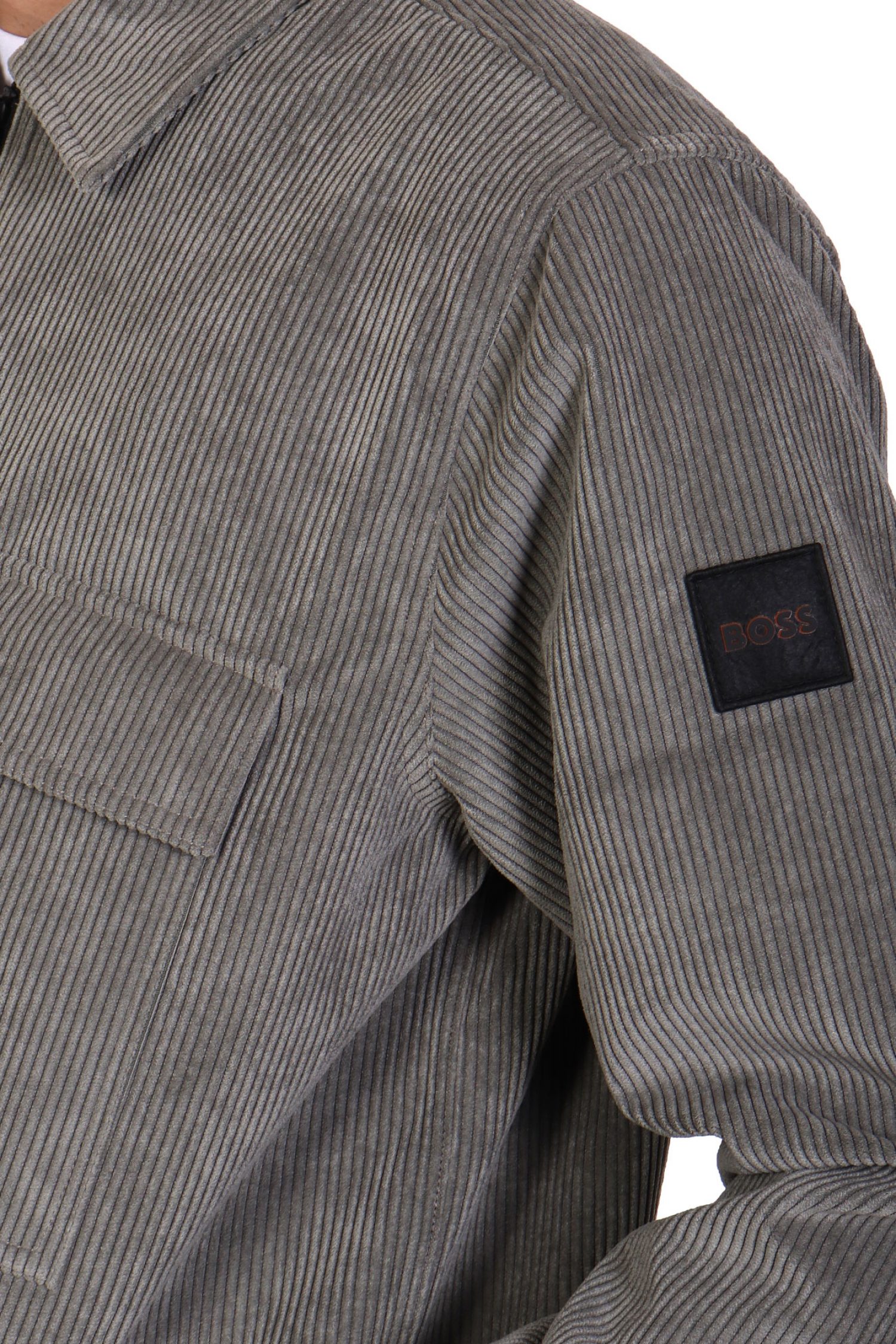 BOSS CASUAL ΠΟΥΚΑΜΙΣΟ ΚΟΤΛΕ FULLZIP LOZZY M ΓΚΡΙ φωτογραφία