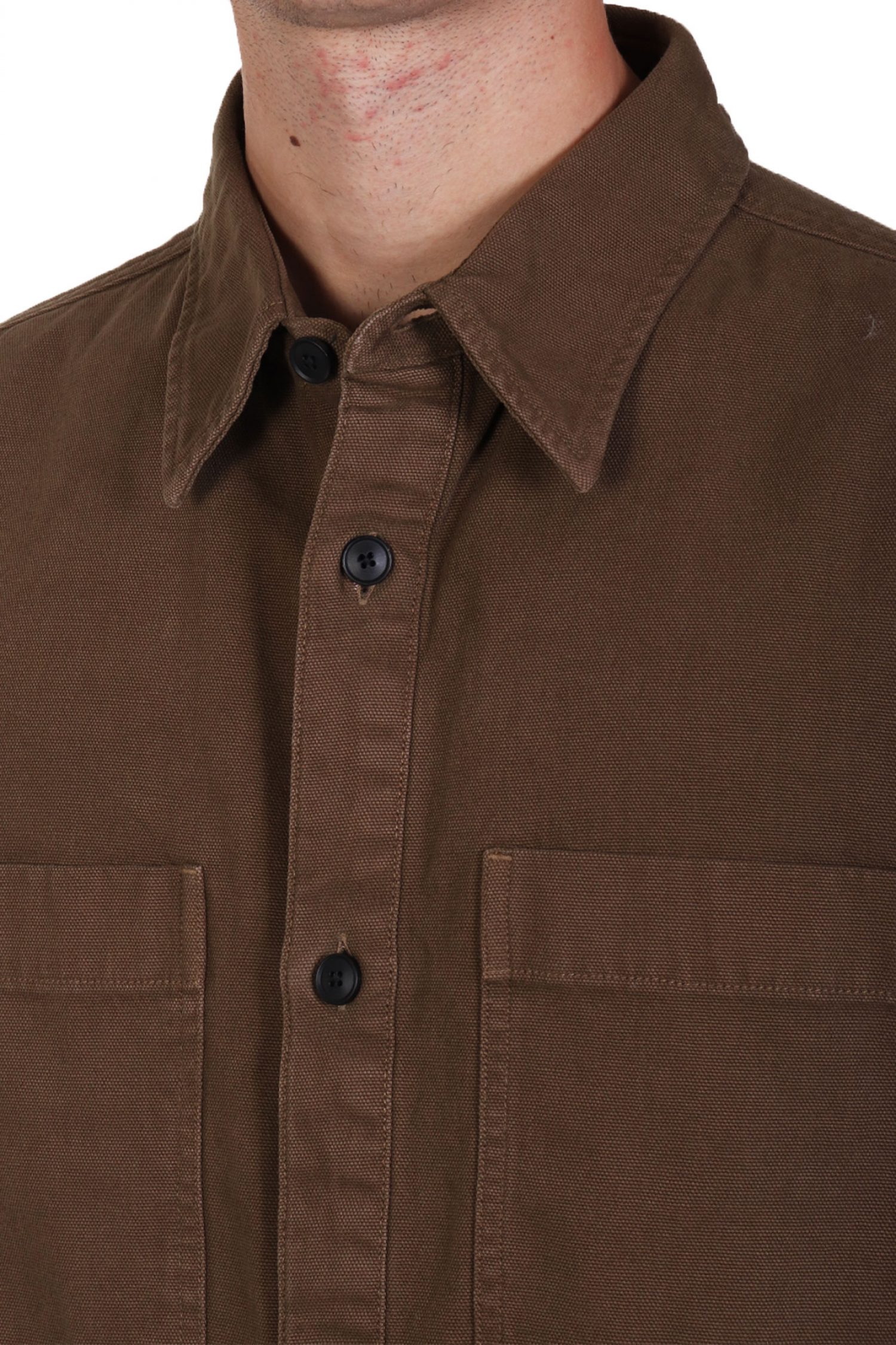 BOSS CASUAL ΠΟΥΚΑΜΙΣΟ LEZATO M MΠΕΖ-XAKI