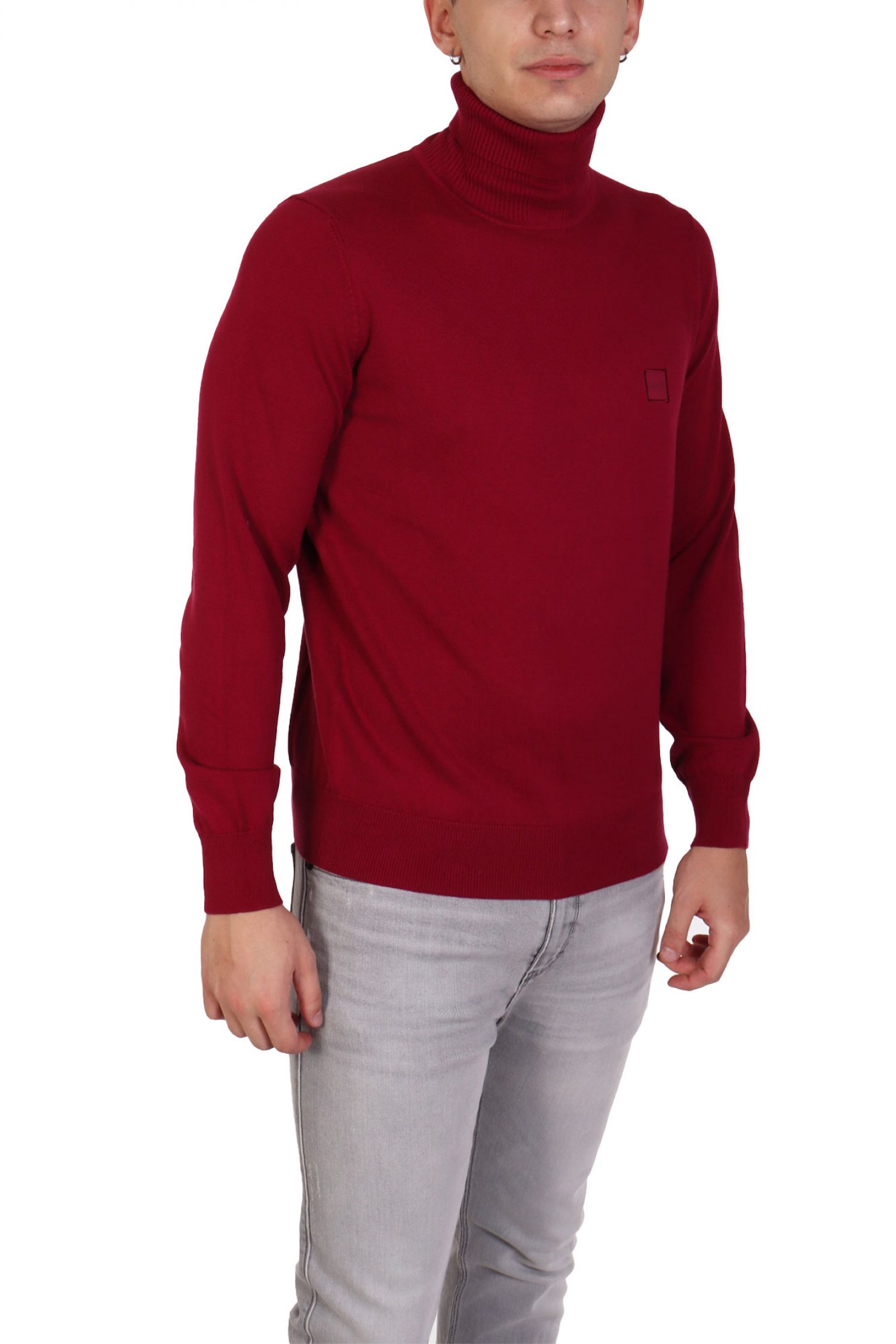 BOSS CASUAL ΠΛΕΚΤΟ TURTLE NECK AKIRO_S ΜΠΟΡΤΝΩ