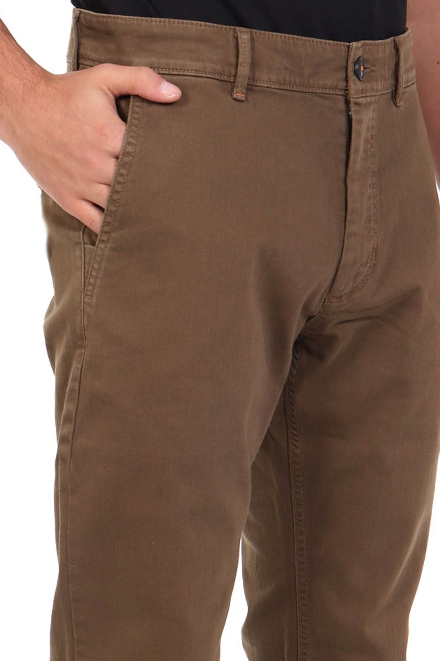 BOSS CASUAL ΠΑΝΤΕΛΟΝΙ CHINO SLIM FIT CHINO SLIM 1 ΧΑΚΙ φωτογραφία