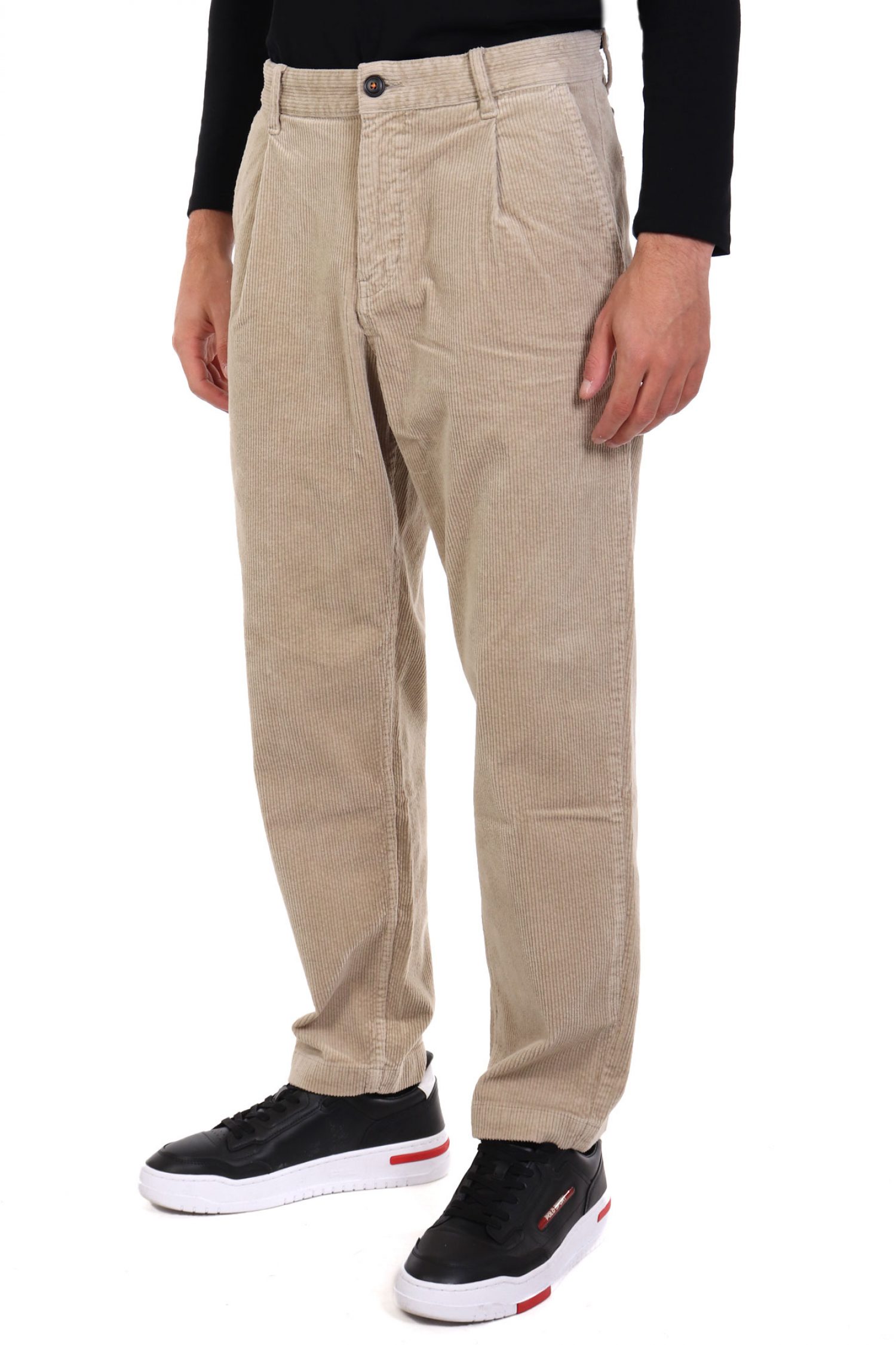 BOSS CASUAL ΠΑΝΤΕΛΟΝΙ ΚΟΤΛΕ RELAXED FIT CHINO-SHYNE ΜΠΕΖ