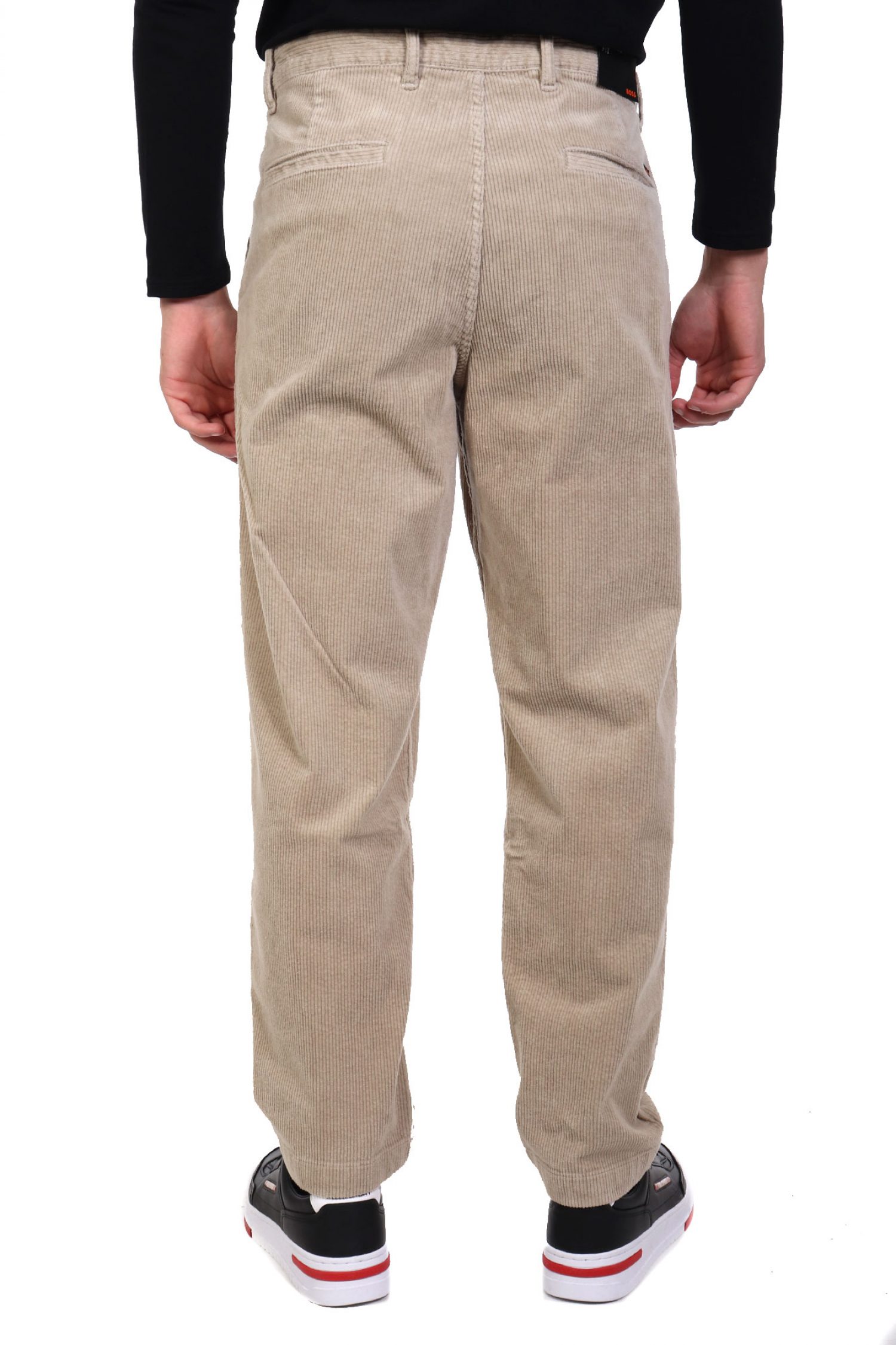 BOSS CASUAL ΠΑΝΤΕΛΟΝΙ ΚΟΤΛΕ RELAXED FIT CHINO-SHYNE ΜΠΕΖ